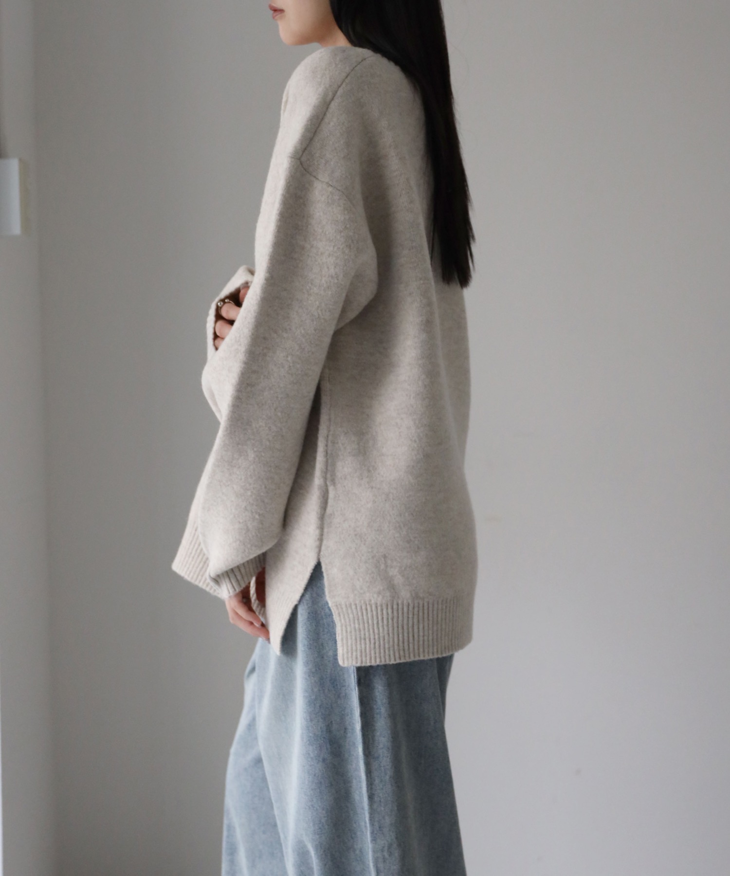 model：164cm. 着用サイズ：FREE