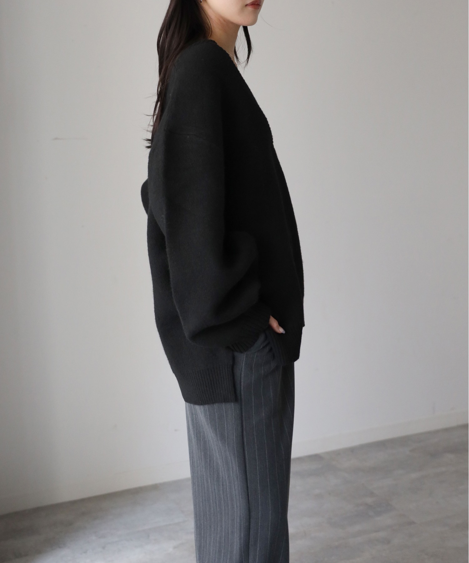 model：164cm. 着用サイズ：FREE