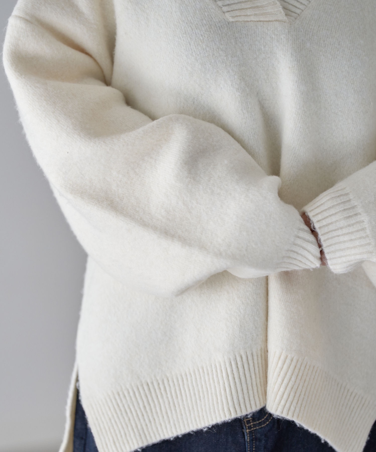 model：163cm. 着用サイズ：FREE