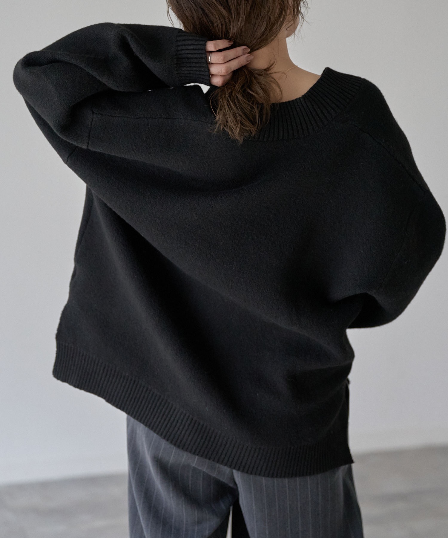 model：163cm. 着用サイズ：FREE