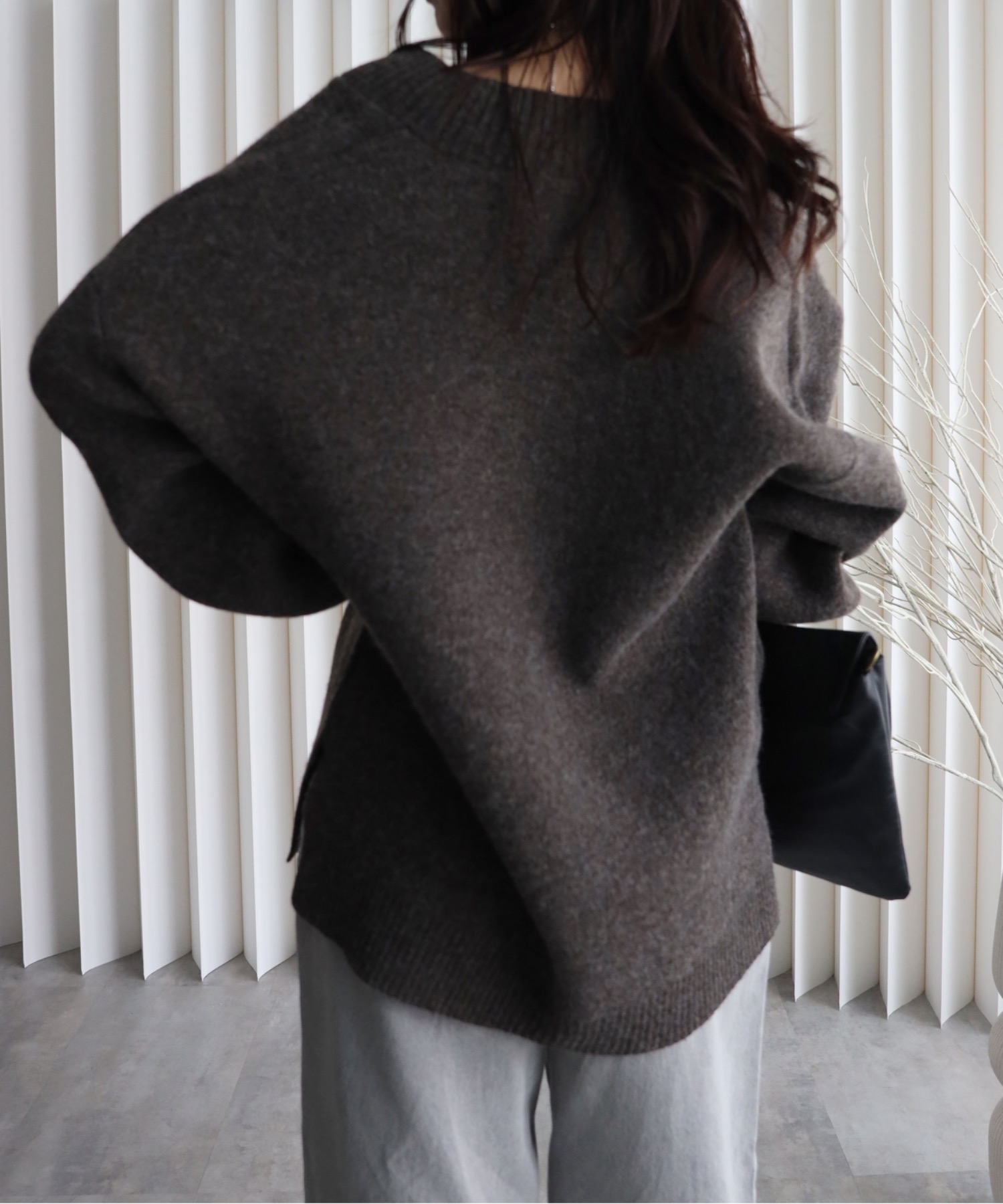 model：164cm. 着用サイズ：FREE