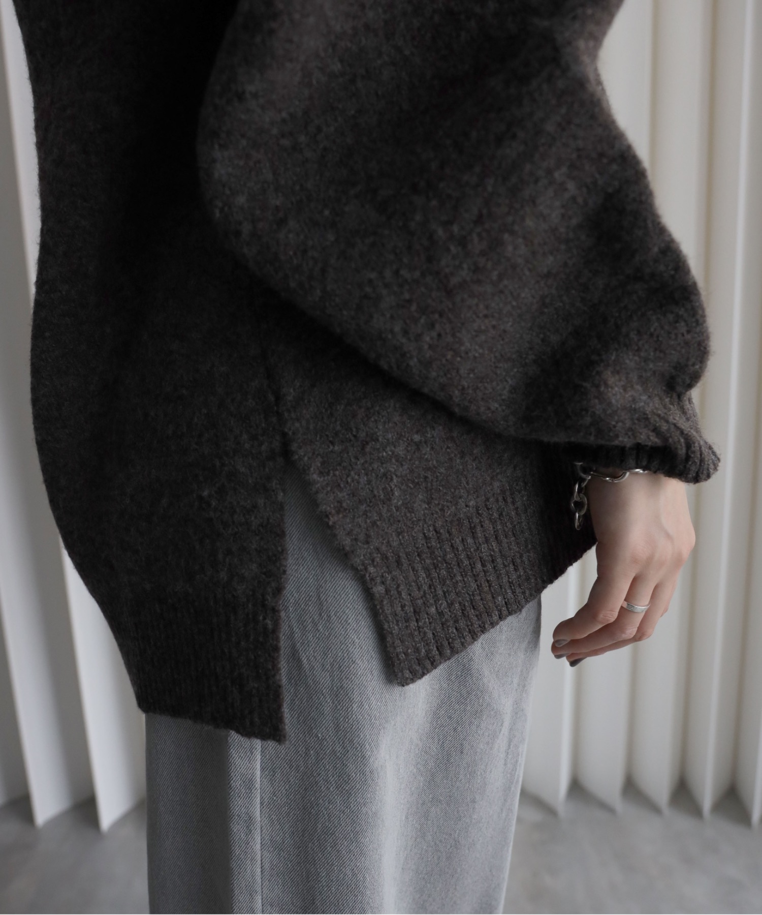 model：164cm. 着用サイズ：FREE