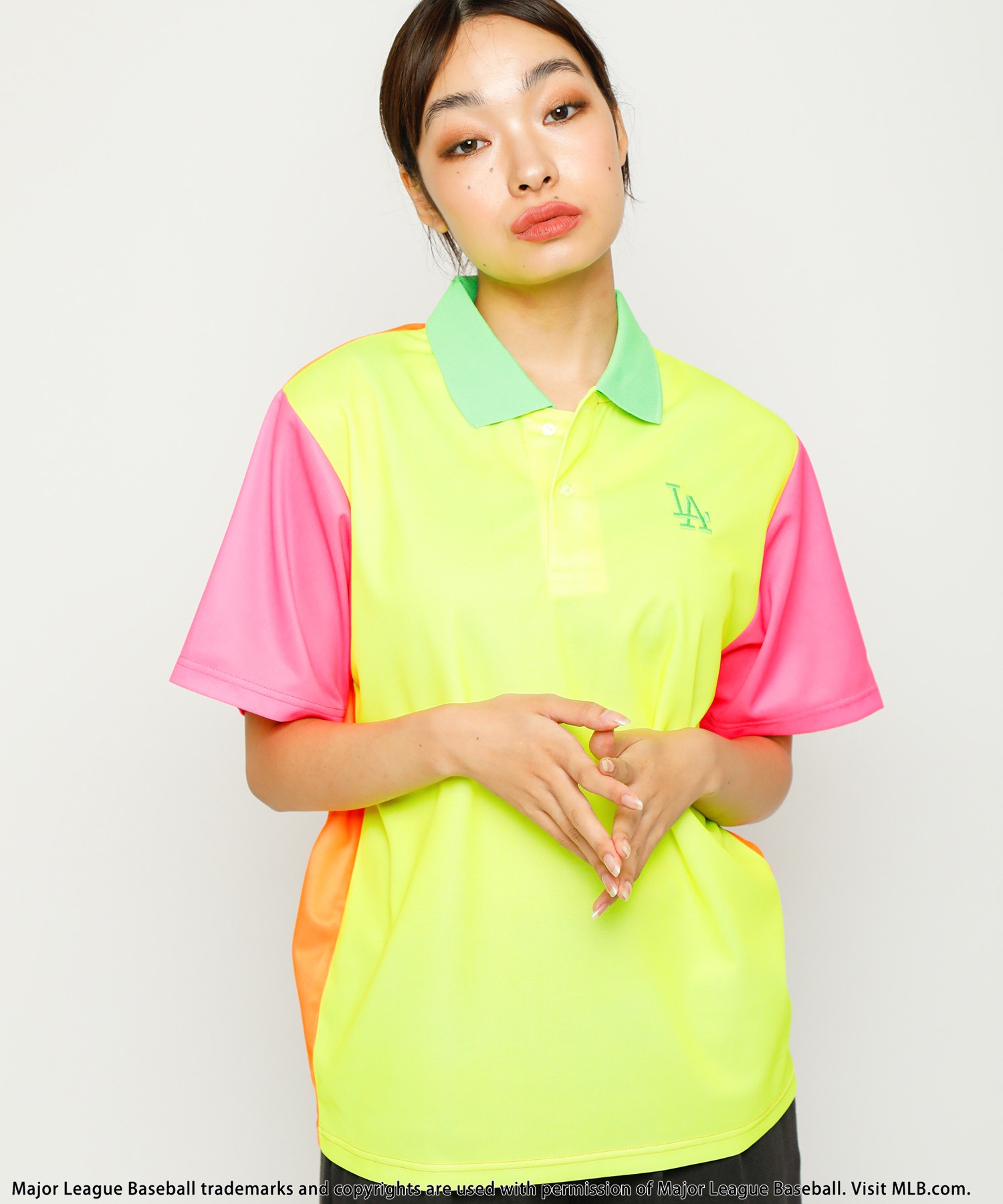 ロサンゼルス　ドジャース　ポロシャツ　スタジアム購入　新品 ロサンゼルス ドジャース】Nike シティコネクト ポロシャツ-ALL