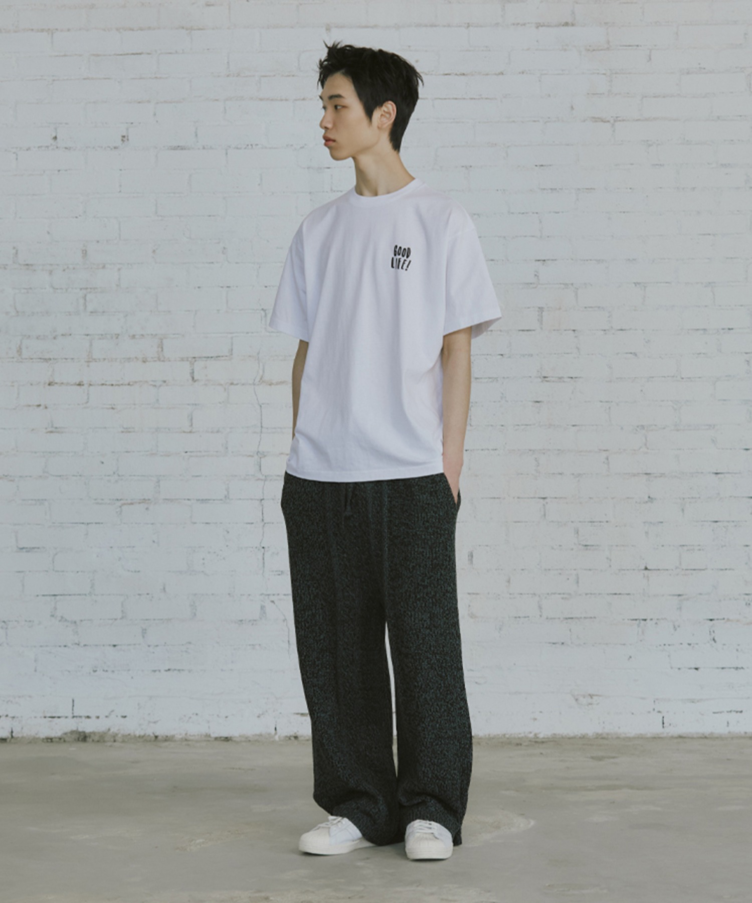 【 Man】韓国 1st ポップアップ Tシャツ白L＋キャップセット SPLR（SPLR）（メンズ）ボトルキャップ Tシャツ 2411-18113-00601