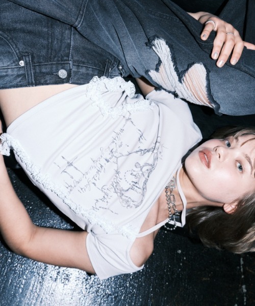 tシャツ A'GEM/9 × .kom 「MIDNIGHT MOVE/ミッドナイトムーブ」 HEART 2 T-SHIRT/ハート 2半袖Tシャツ レ A'GEM/9 × .kom 『MIDNIGHT MOVE/ミッドナイトムーブ』 HEART 2