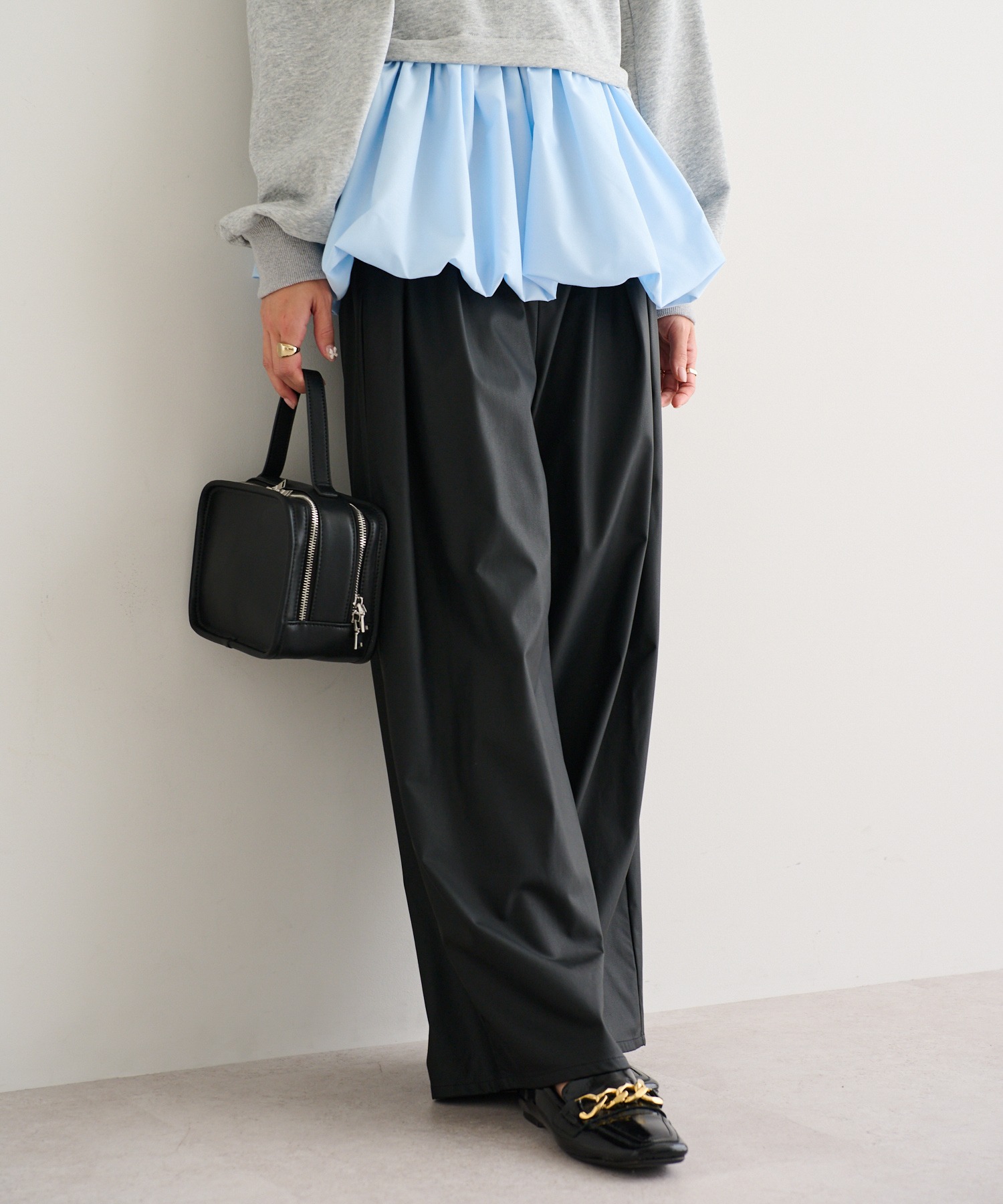 model：H165 着用サイズ：FREE