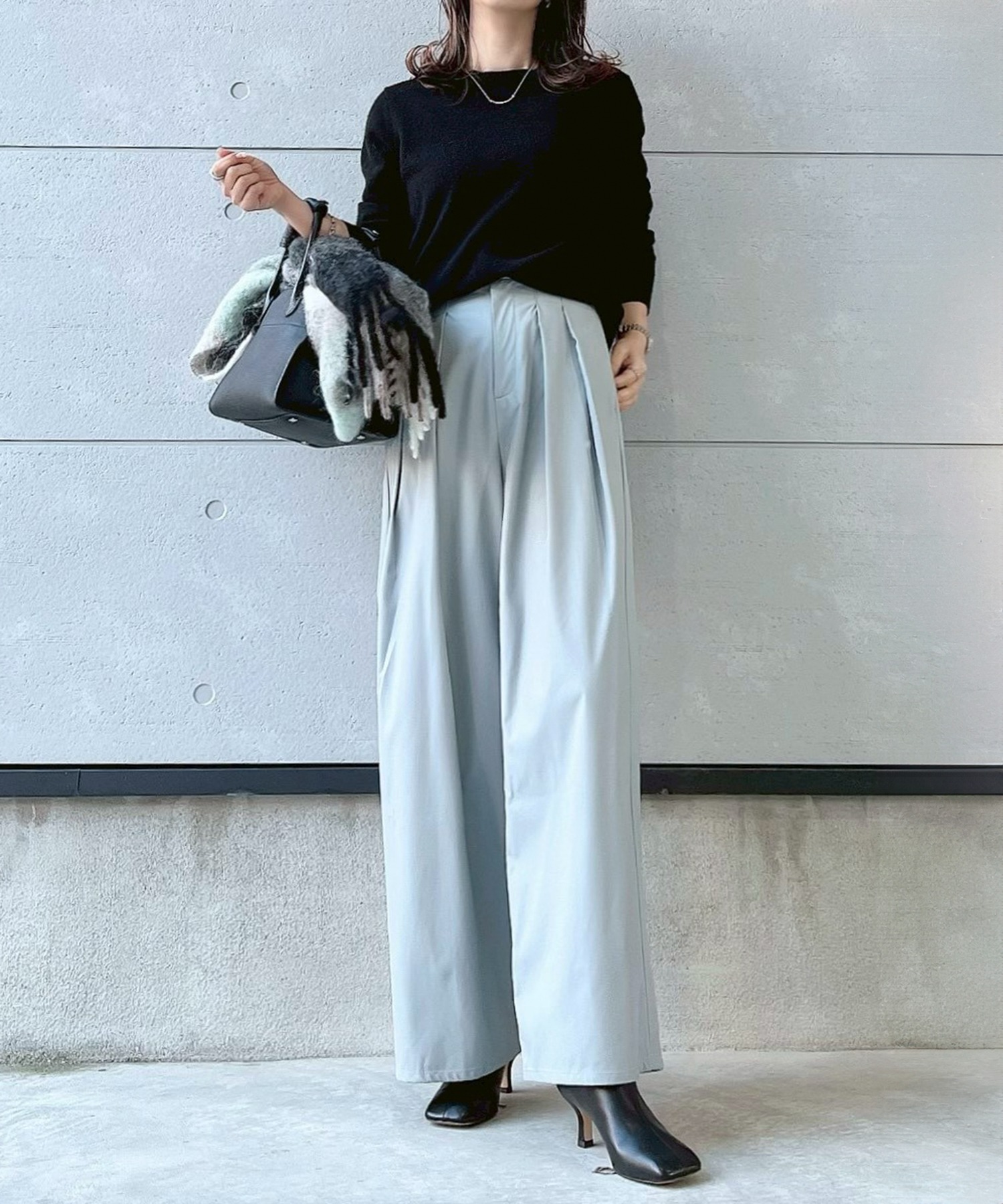model：H161 着用サイズ：FREE