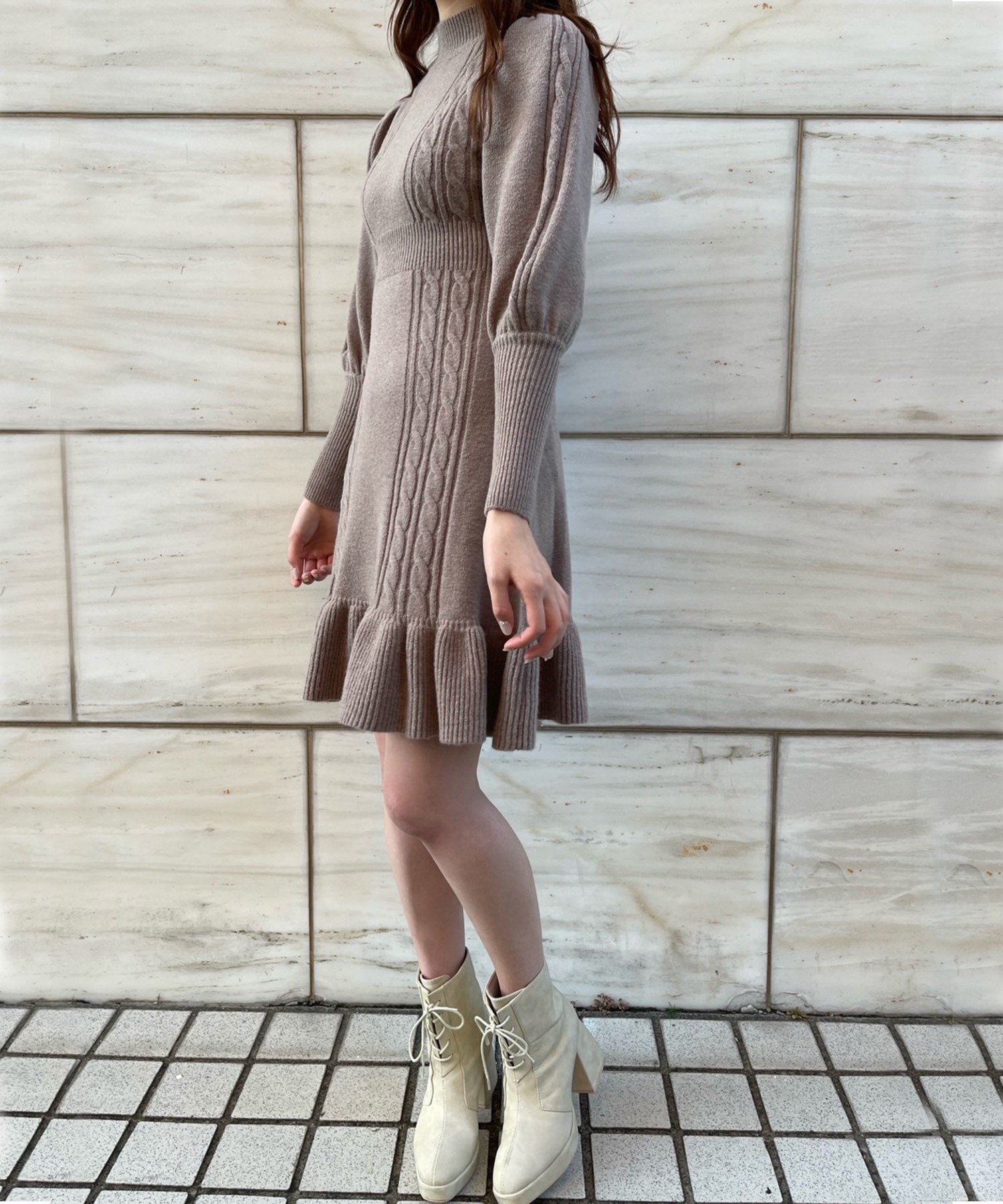 ケーブルニットワンピース Titty Co Titty Co Online Store ティティーアンドコーオンラインストア