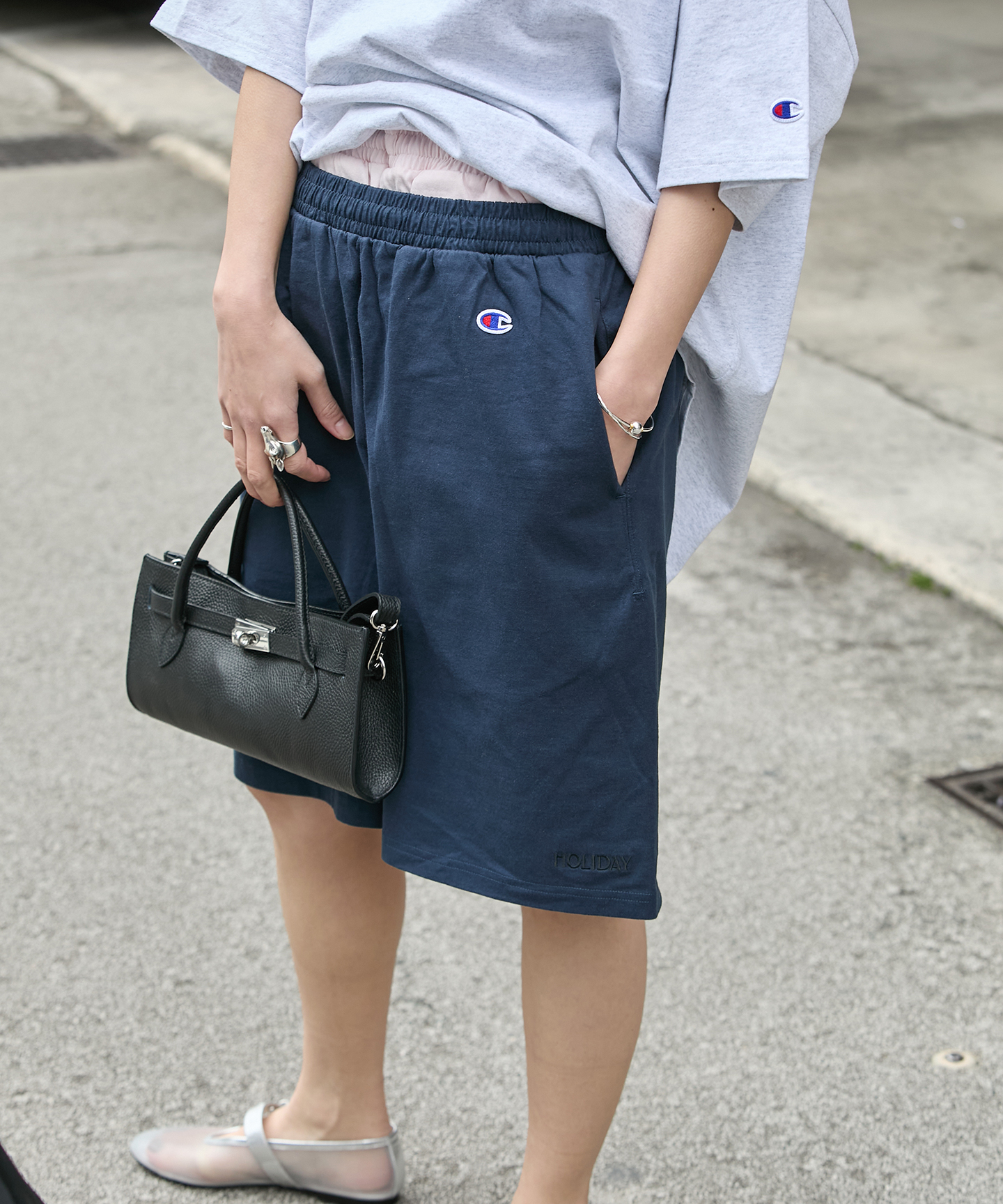 CHAMPION×JOURNAL STANDARD by HOLIDAY】ハーフパンツ