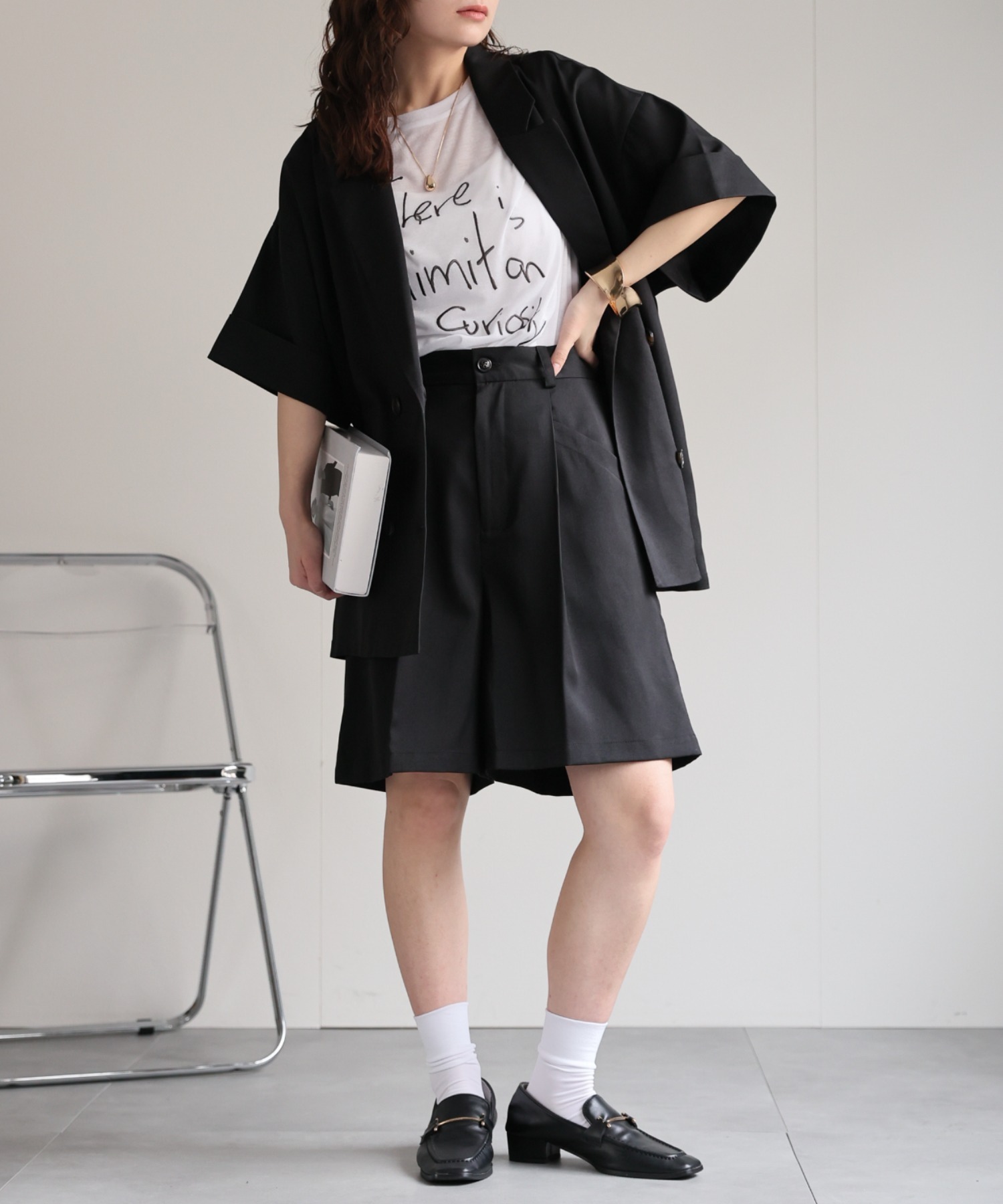 model：156cm 着用サイズ：FREE