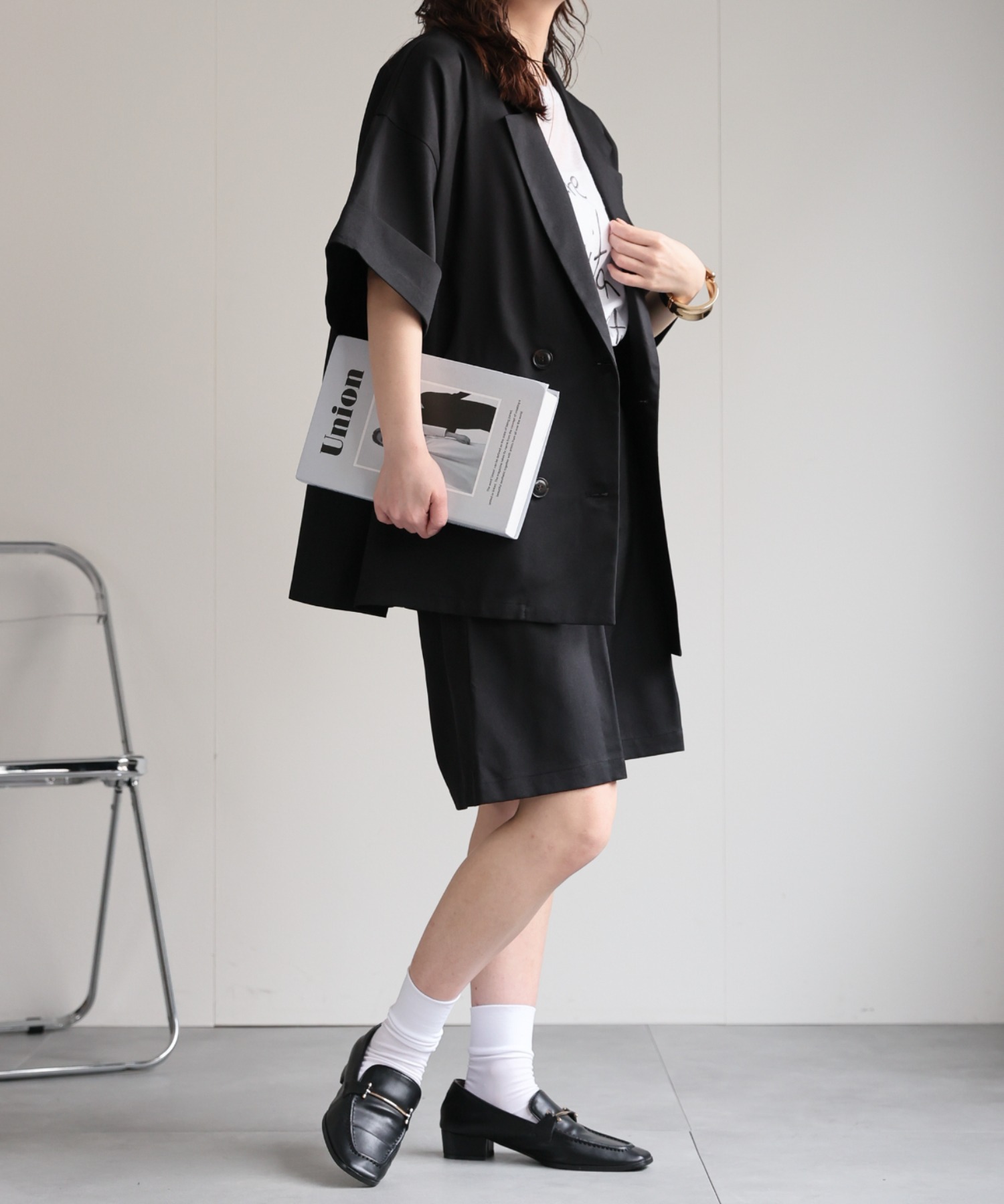 model：156cm 着用サイズ：FREE