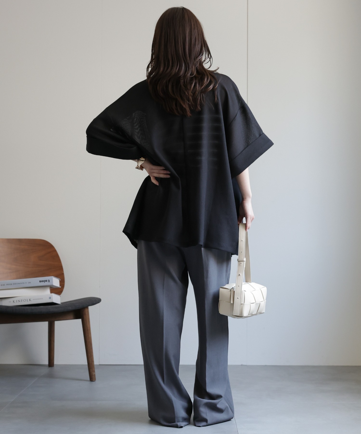 model：156cm 着用サイズ：FREE