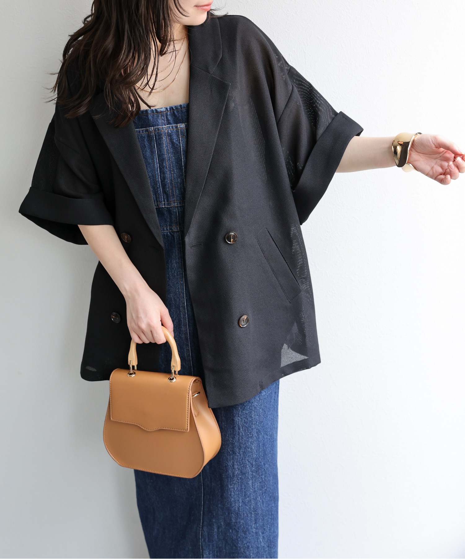 model：156cm 着用サイズ：FREE