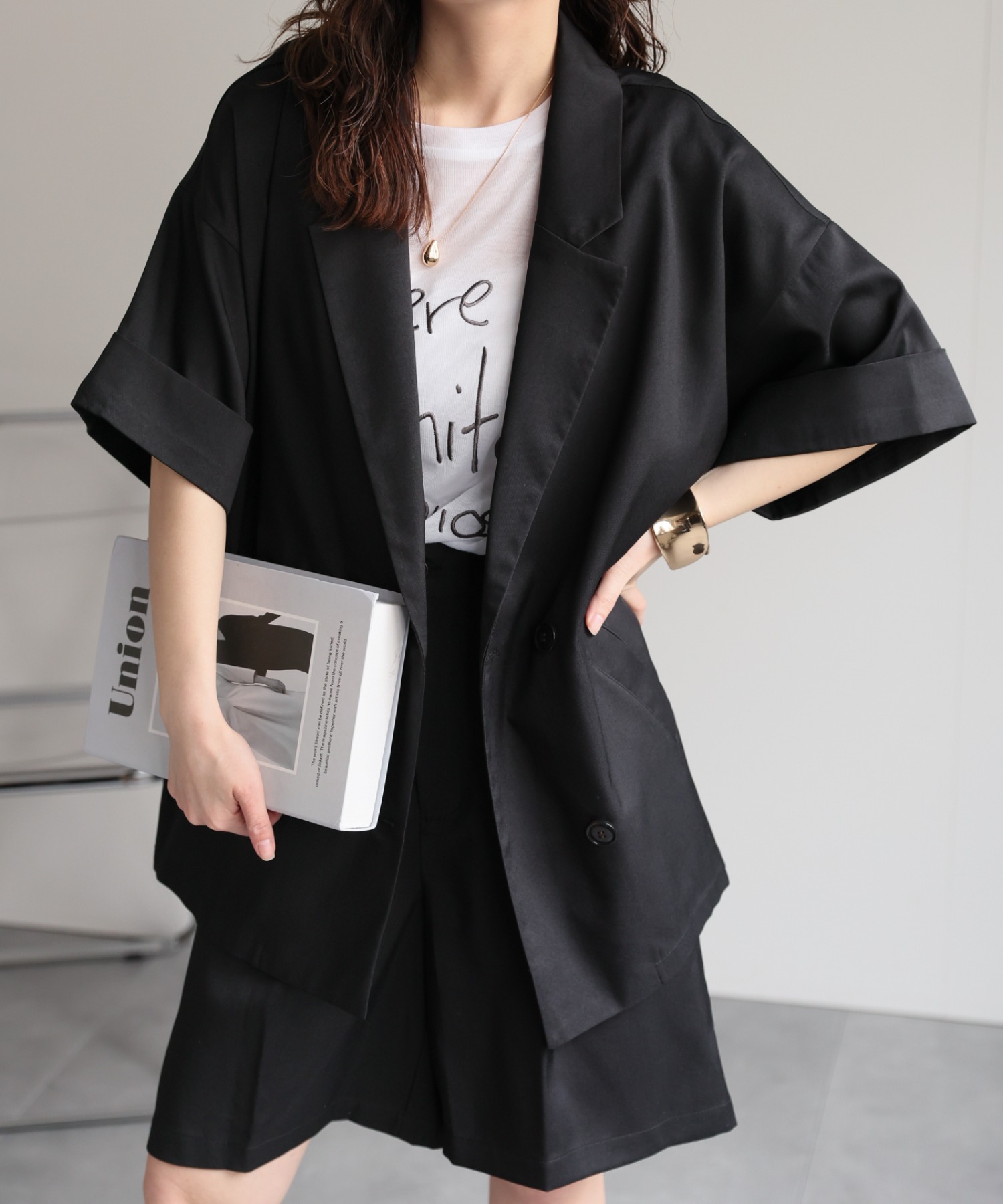 model：156cm 着用サイズ：FREE