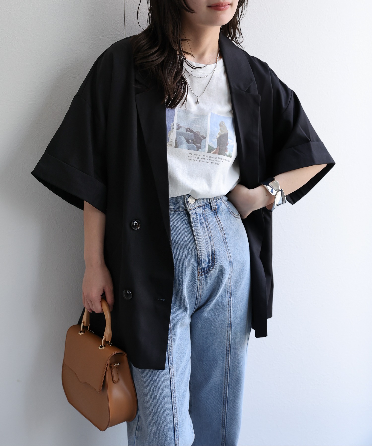 model：156cm 着用サイズ：FREE