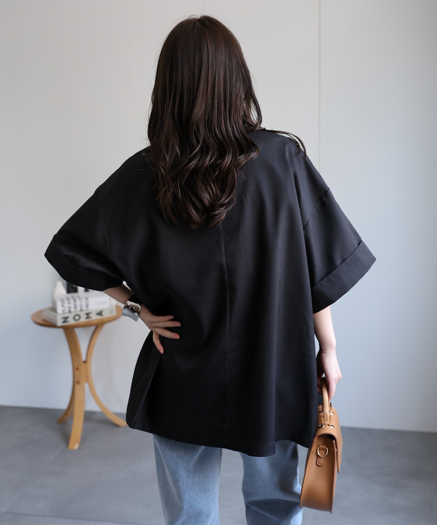 model：156cm 着用サイズ：FREE