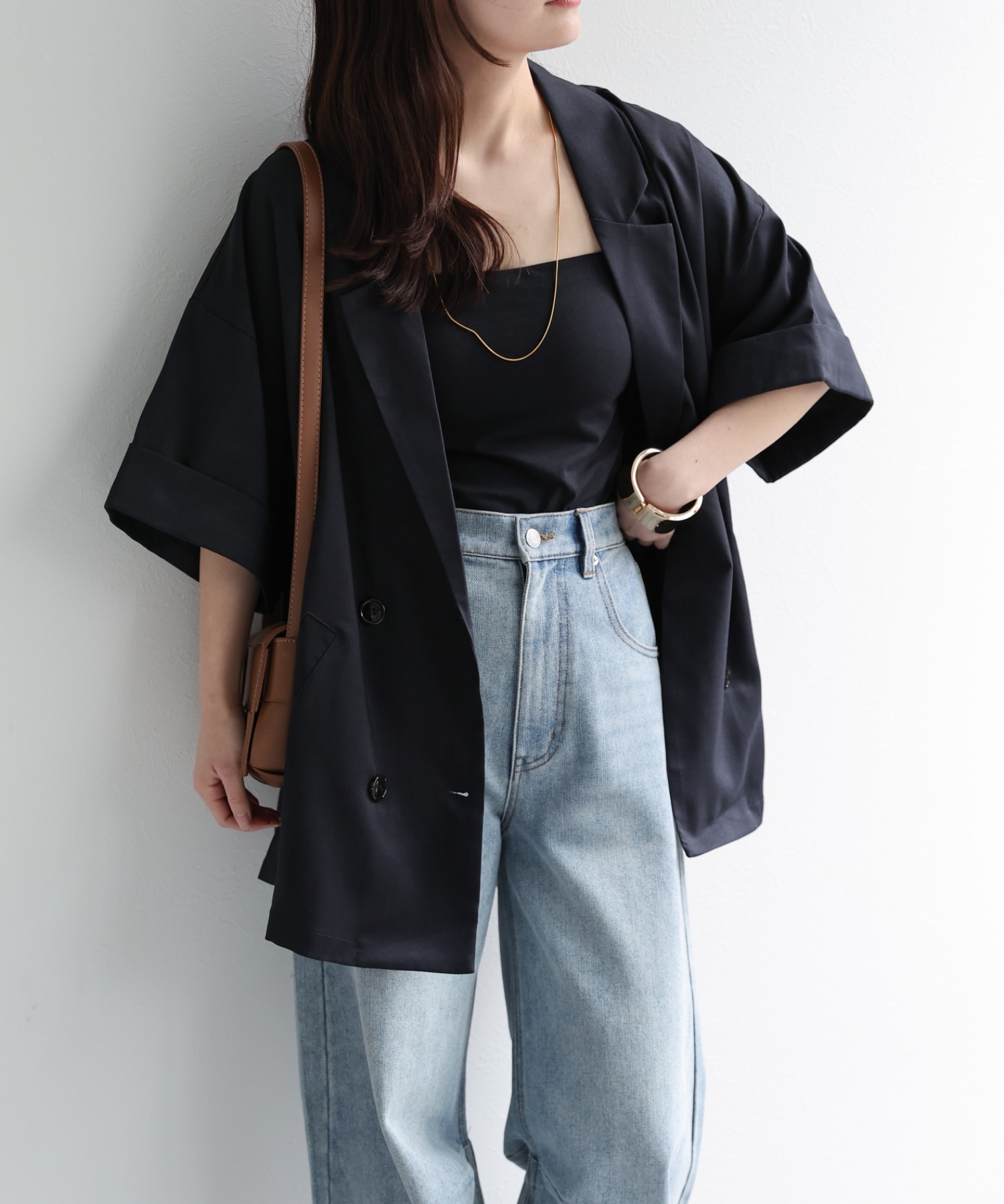model：156cm 着用サイズ：FREE