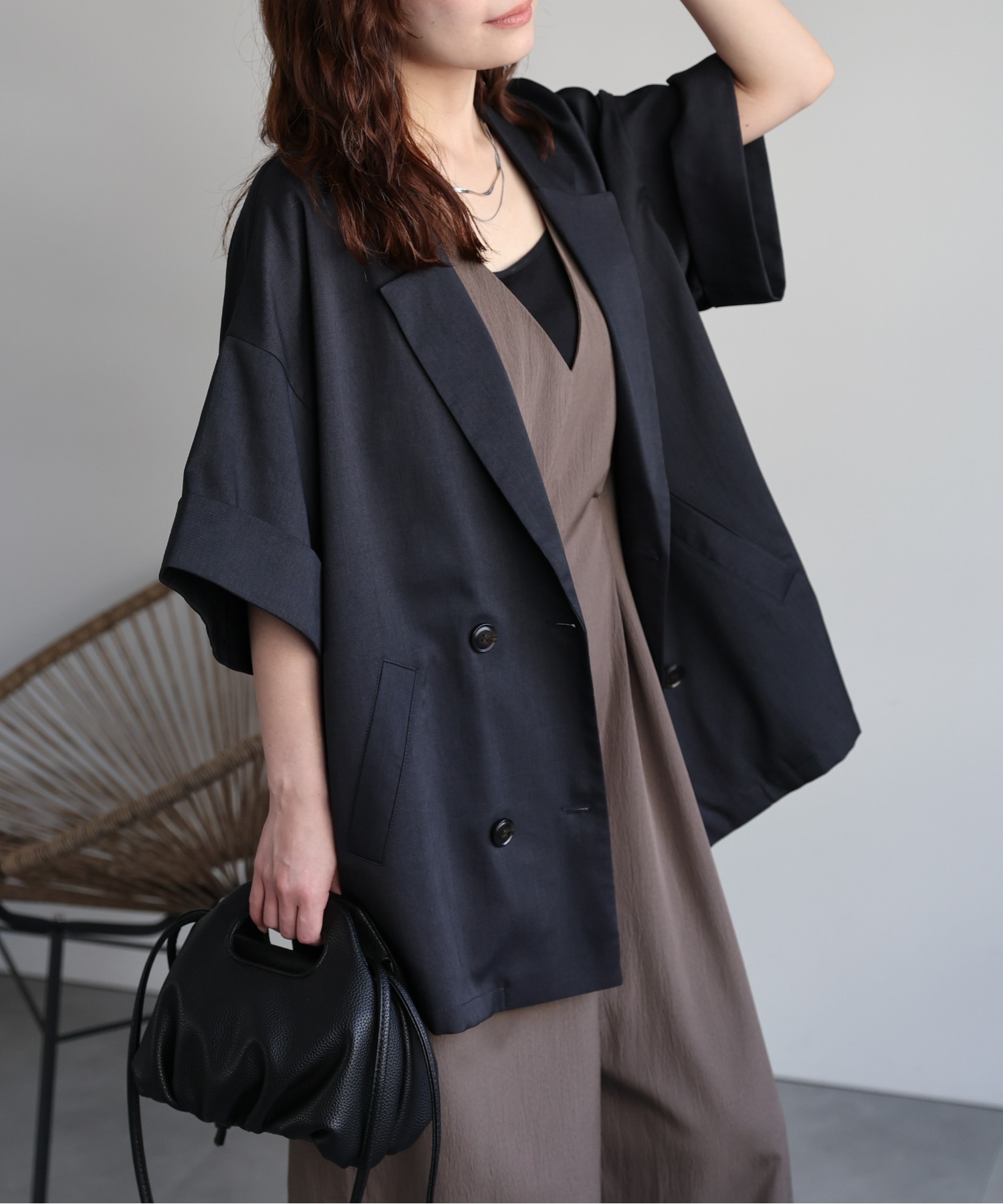 model：156cm 着用サイズ：FREE