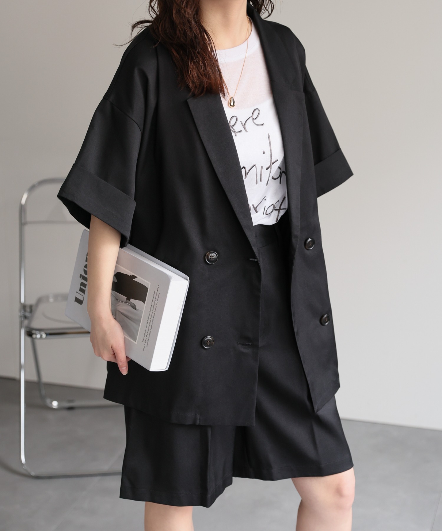 model：156cm 着用サイズ：FREE