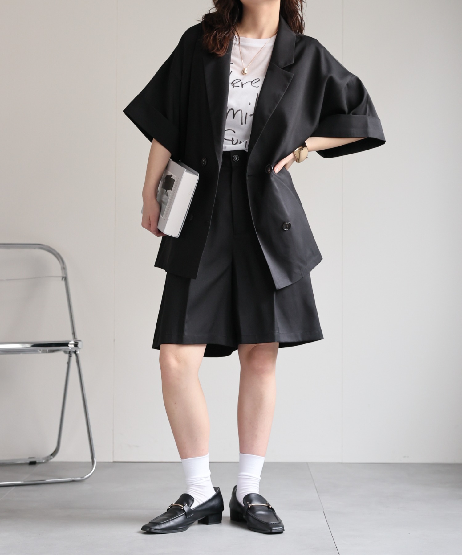model：156cm 着用サイズ：FREE