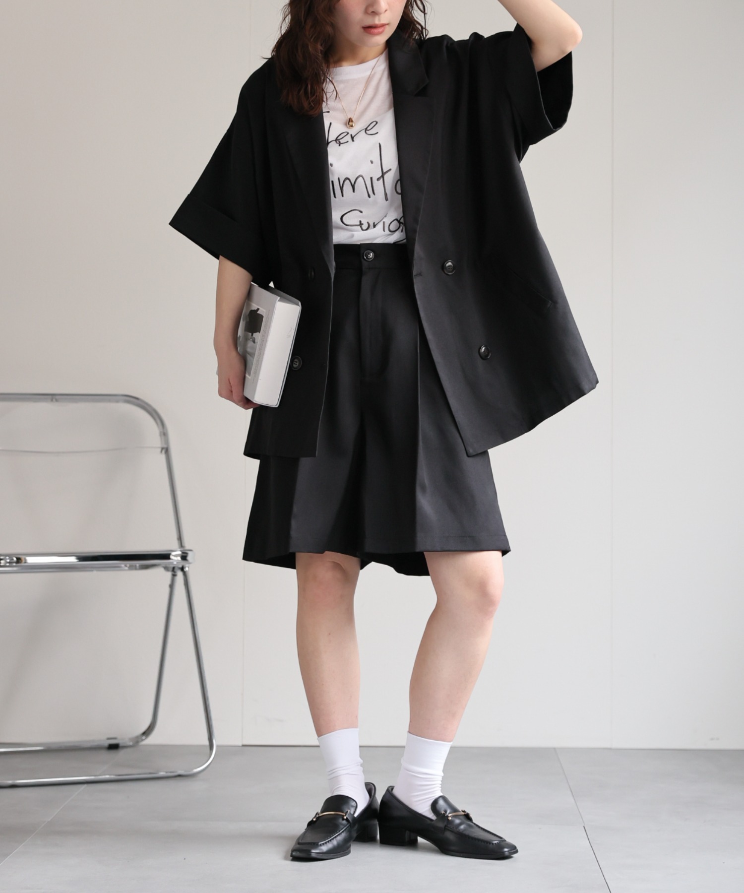 model：156cm 着用サイズ：FREE