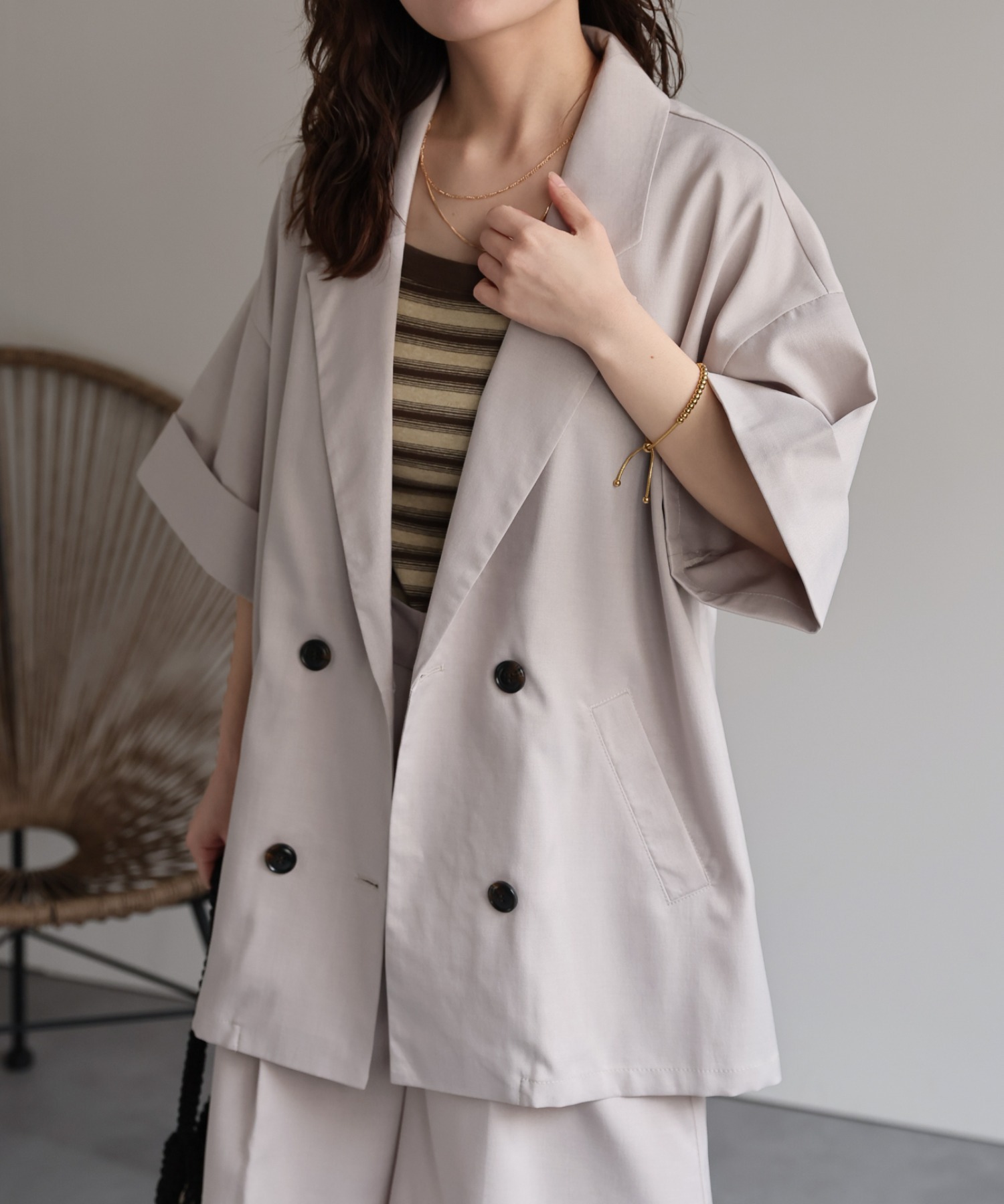 model：156cm 着用サイズ：FREE
