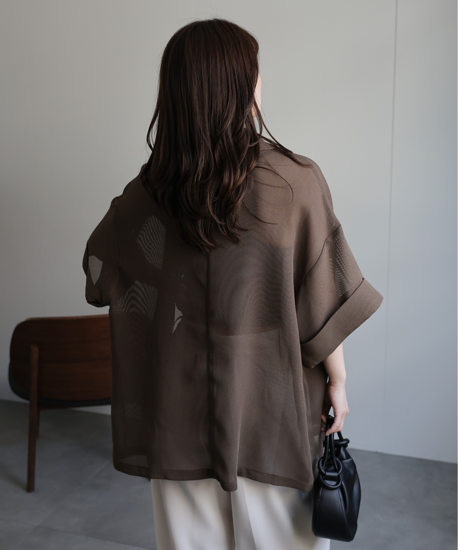 model：156cm 着用サイズ：FREE