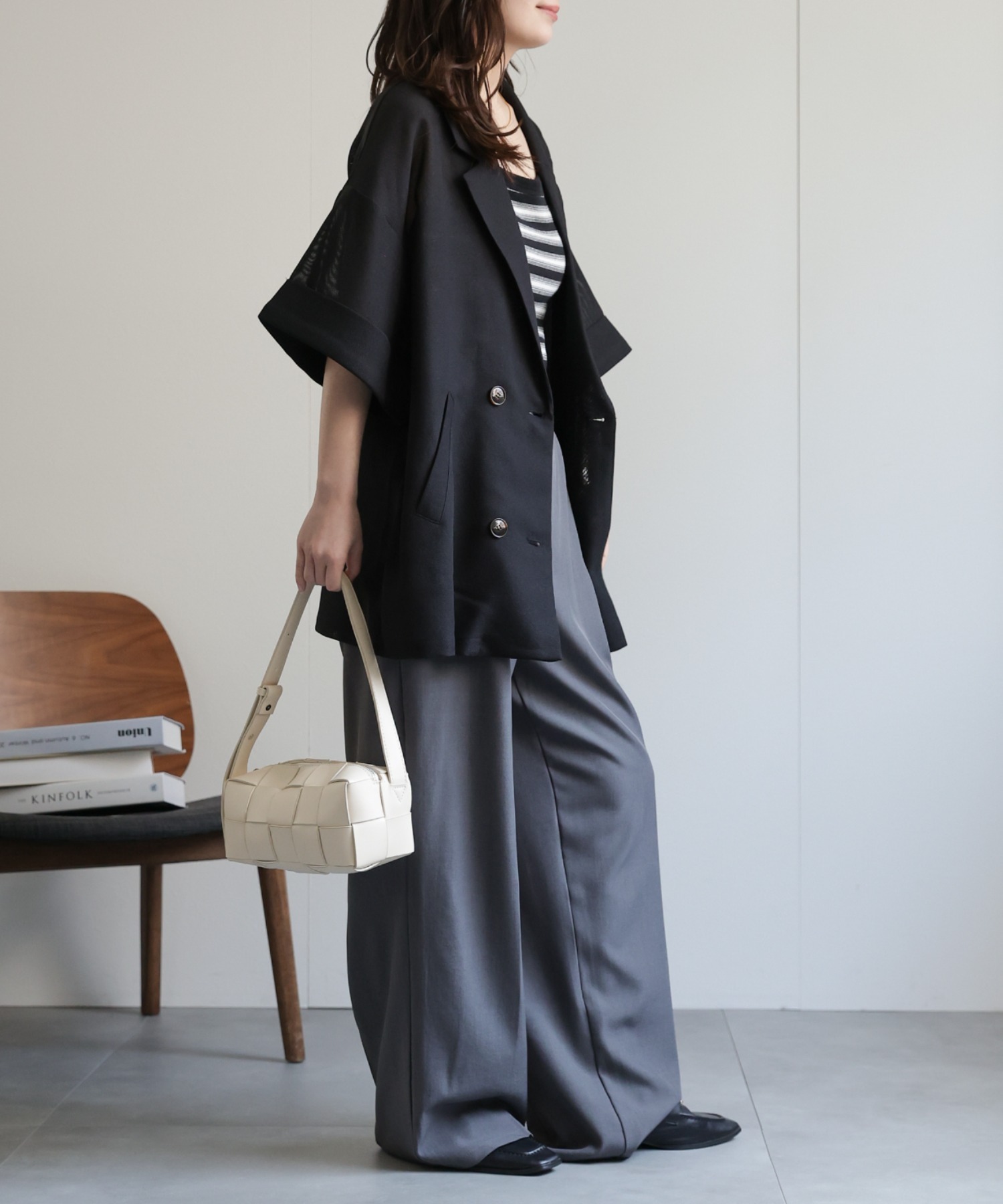 model：156cm 着用サイズ：FREE
