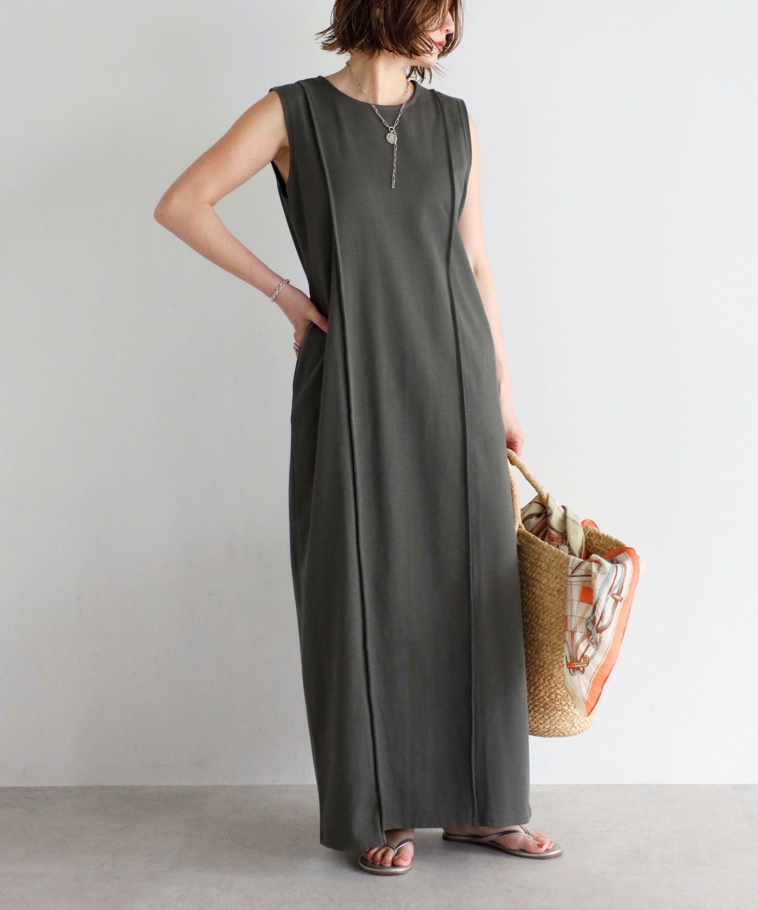 model：H158 着用サイズ：FREE