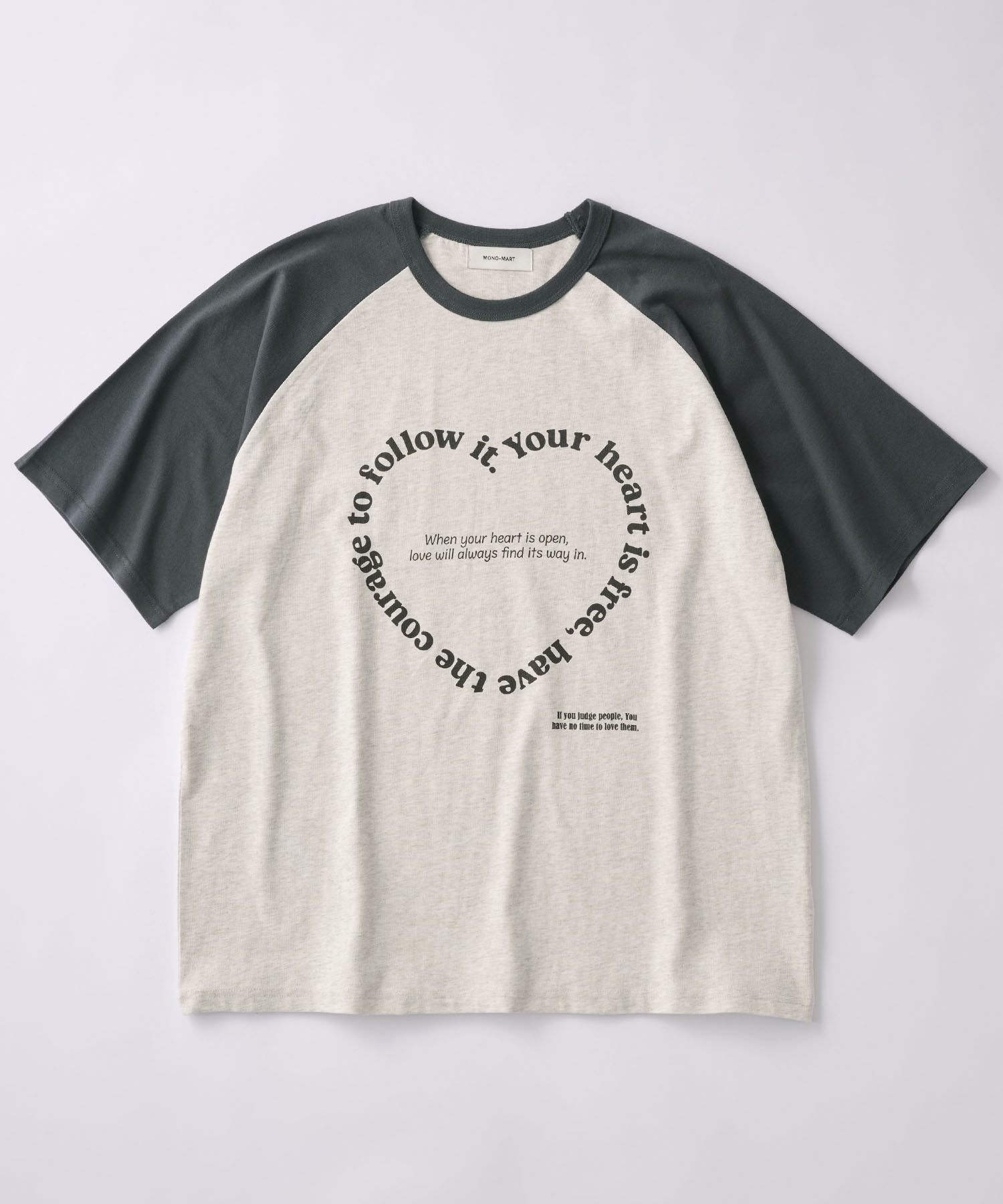 グラフィックアソートプリント ラグラン半袖Tシャツ MONO-MART│MONO