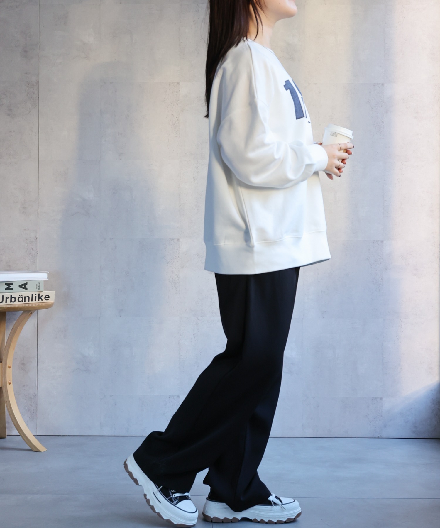 model：158cm 着用サイズ：FREE