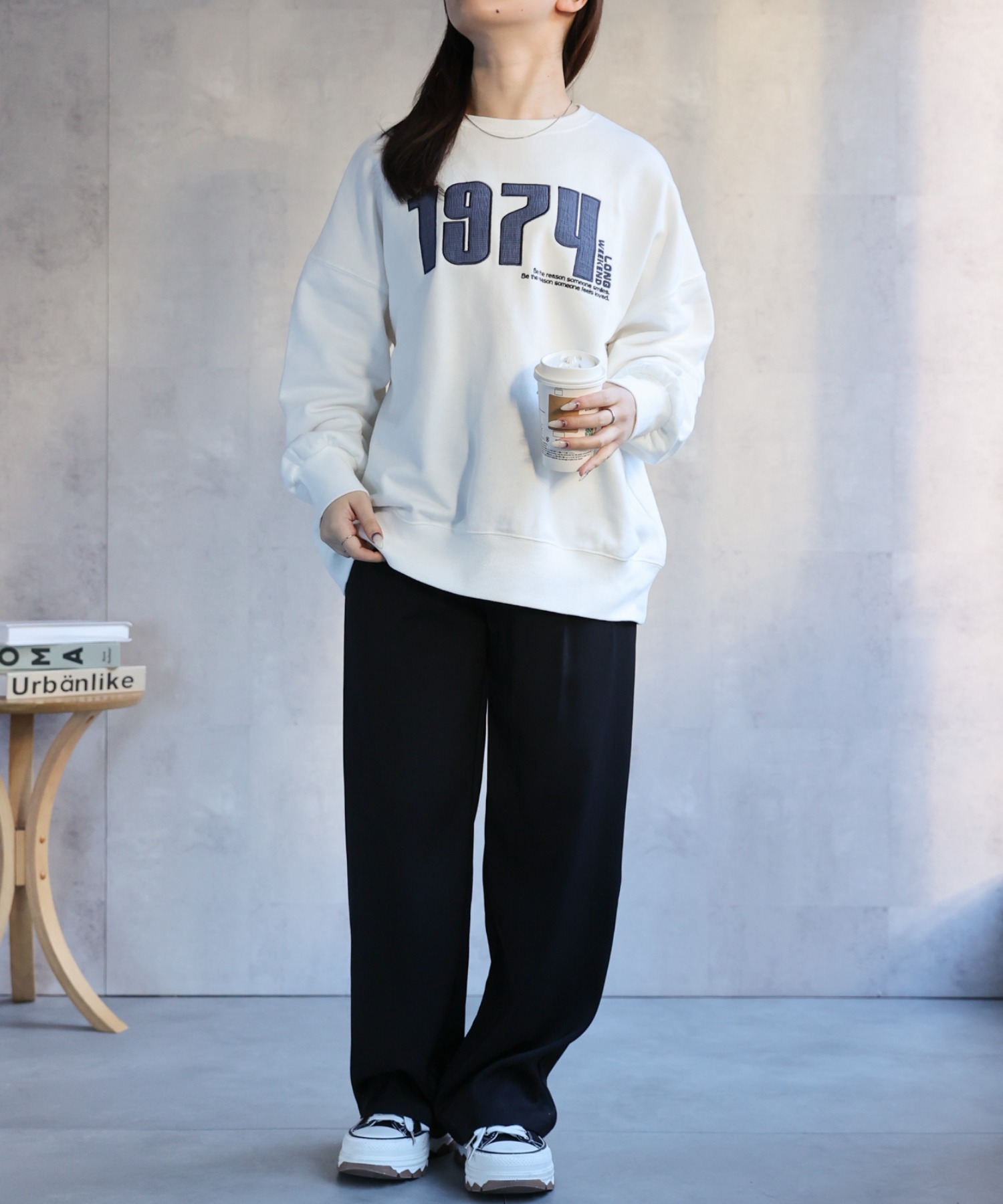 model：158cm 着用サイズ：FREE