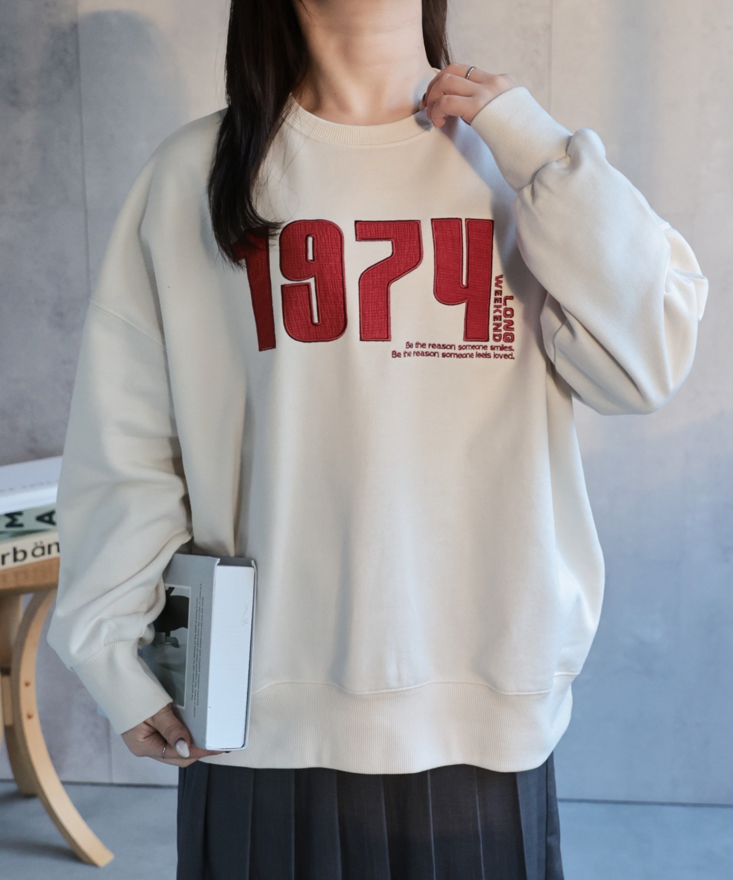 model：158cm 着用サイズ：FREE