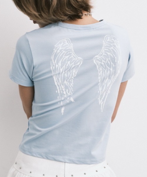 tシャツ Midnight Move／ANGEL T レディース A'GEM/9 × .kom 『MIDNIGHT MOVE/ミッドナイトムーブ』 ANGEL T