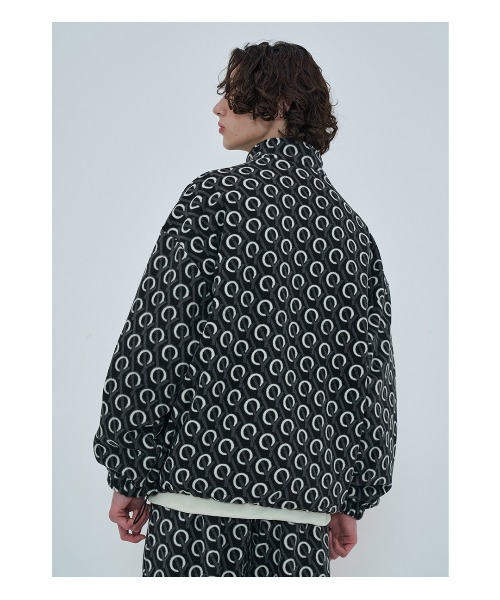 OY/オーワイ』MONOGRAM FLEECE JACKET/モノグラム フリースジャケット