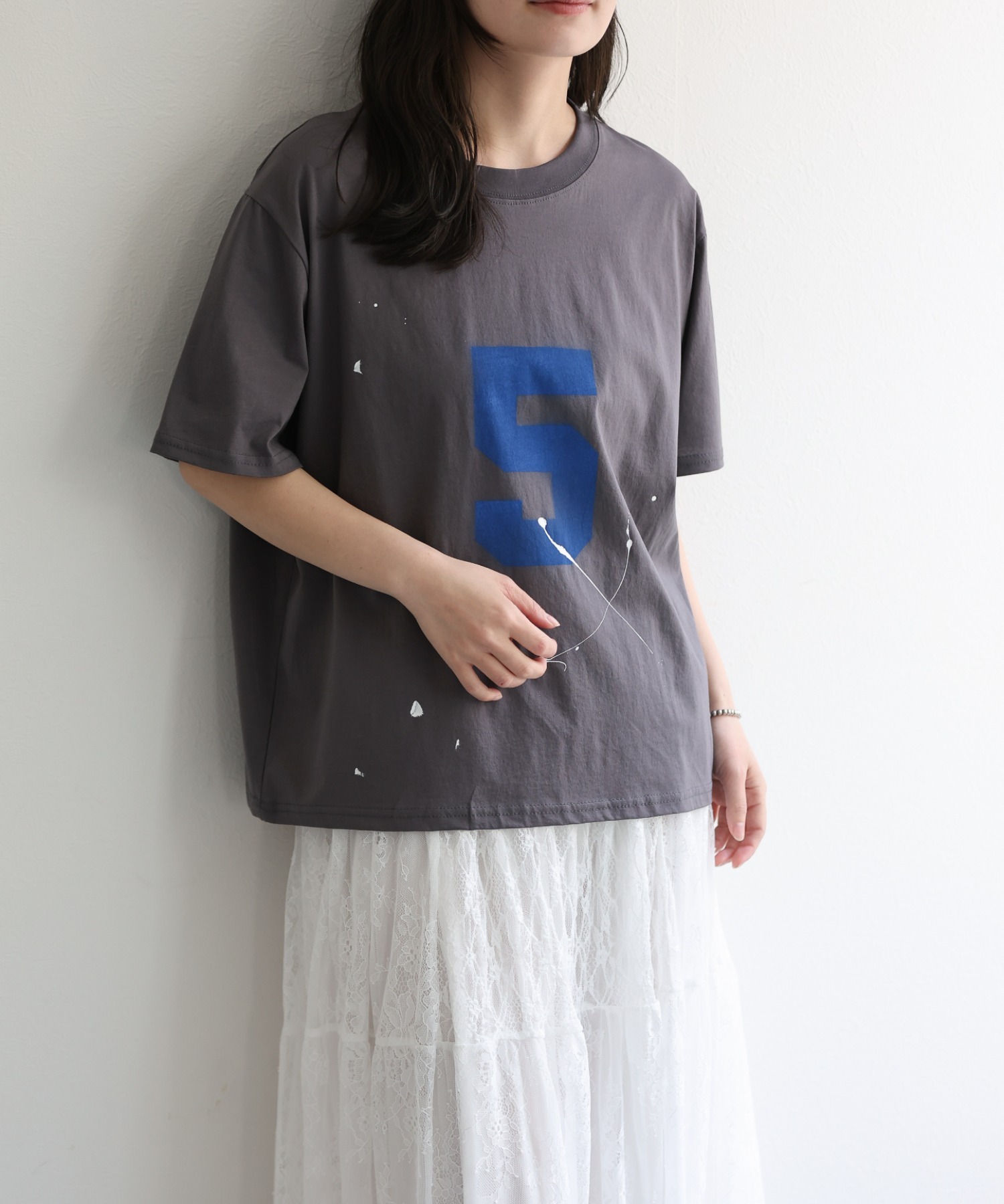 model：156cm 着用サイズ：FREE