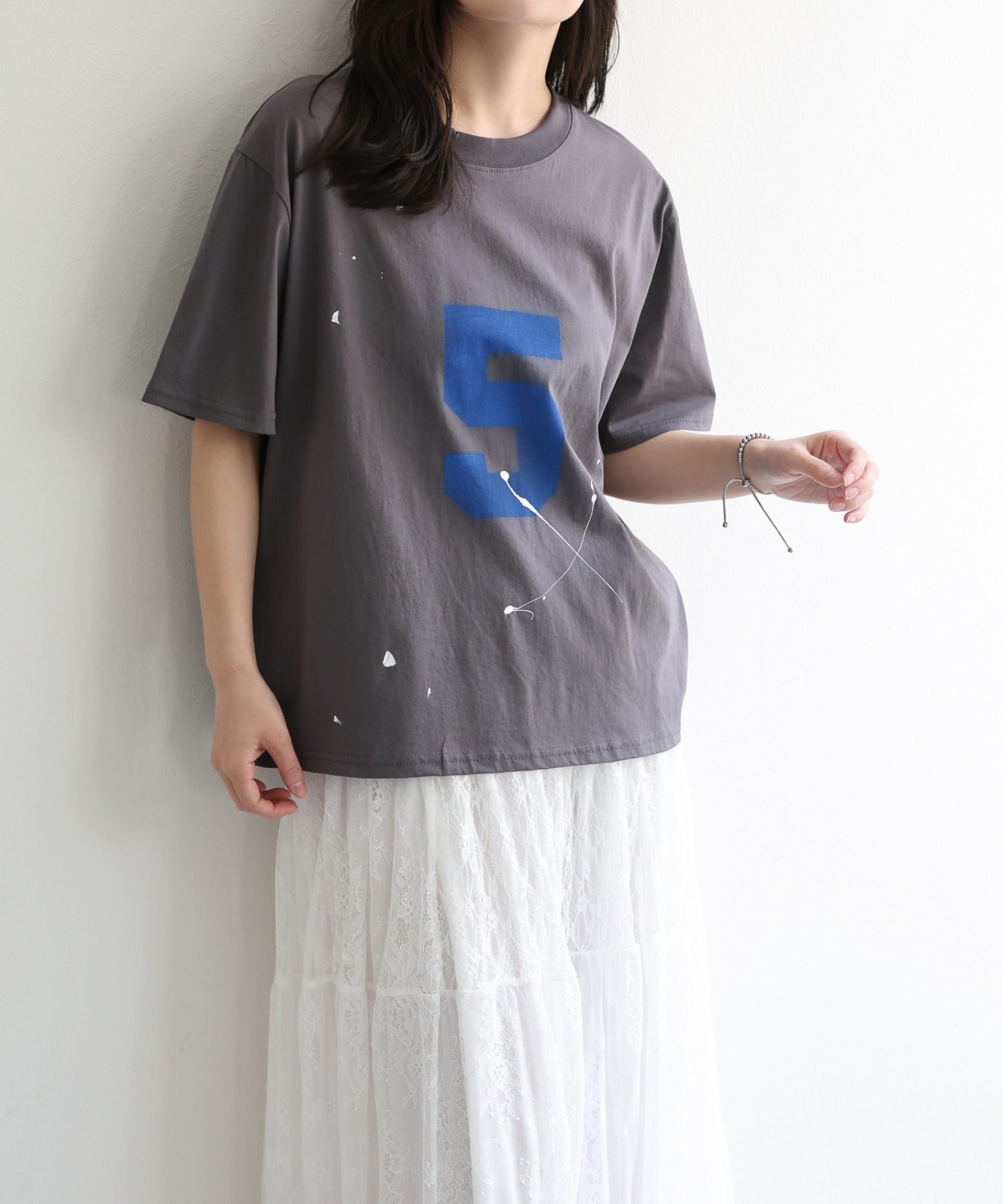 model：156cm 着用サイズ：FREE