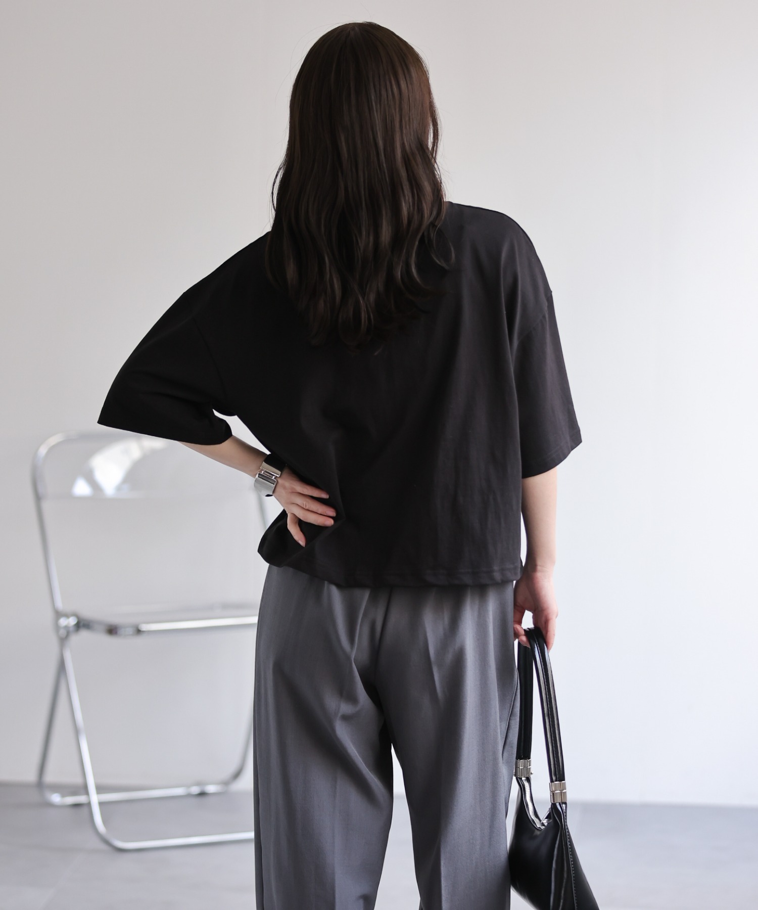 model：156cm 着用サイズ：FREE