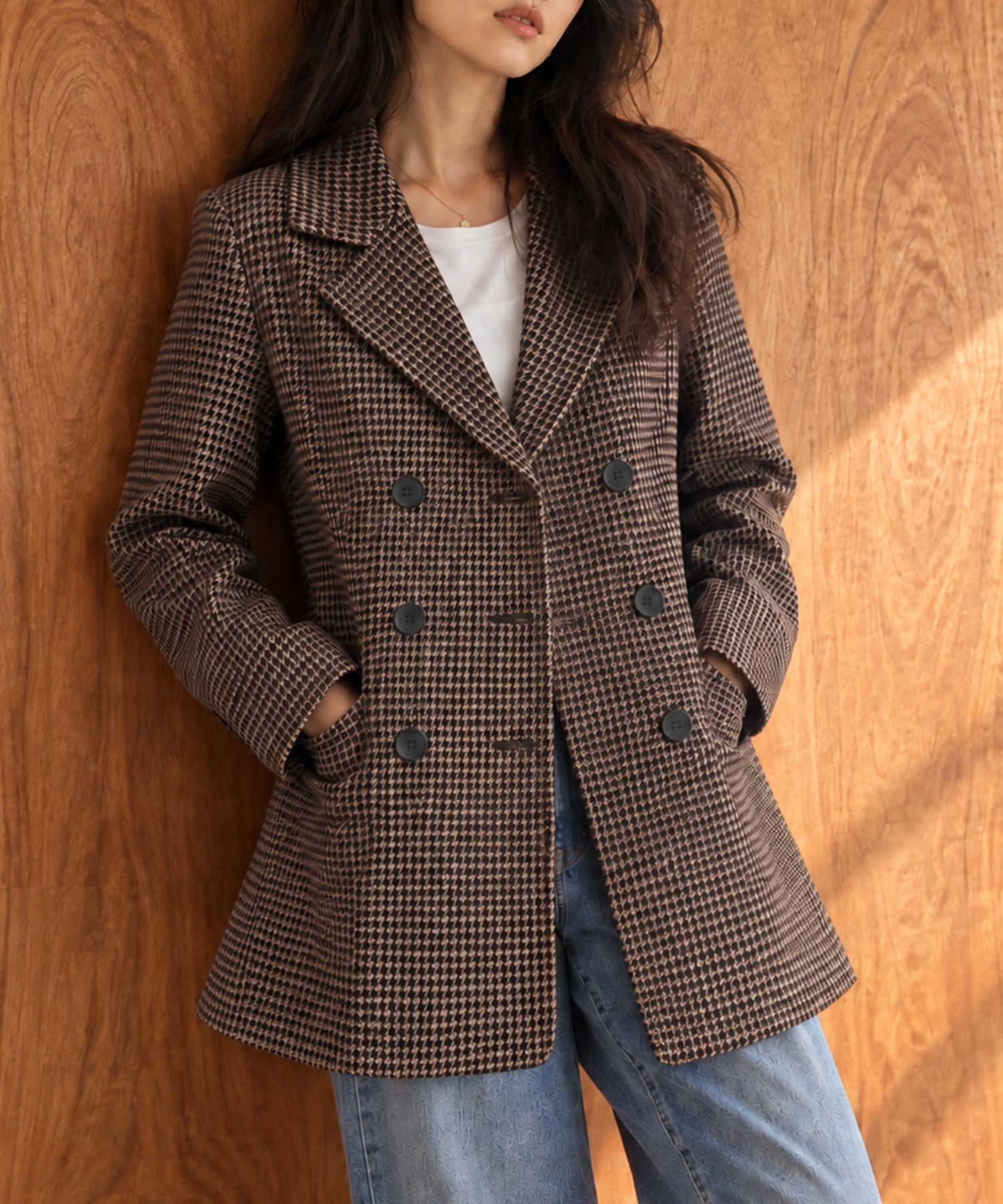 モデル身長：158cm 着用サイズ：FREE