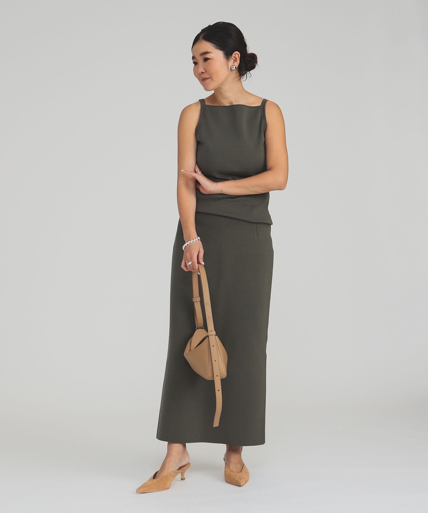 ヘルシー ニットキャミソール .M