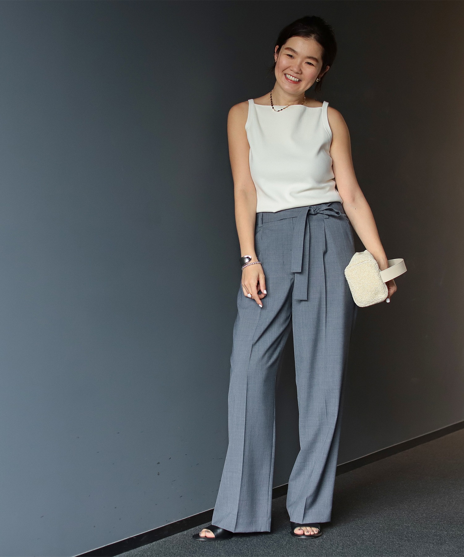 ヘルシーニットキャミソール ヘルシー ニットキャミソール .M