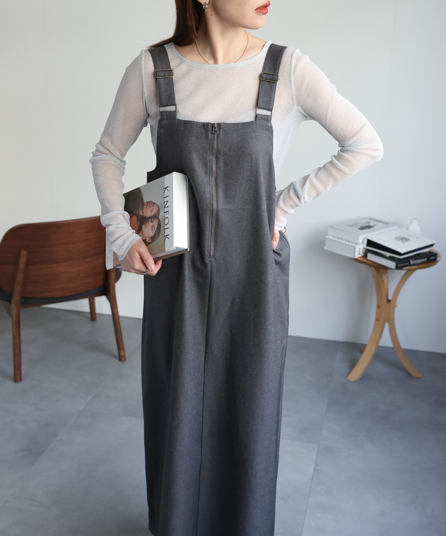 model:162㎝　着用サイズ:FREE