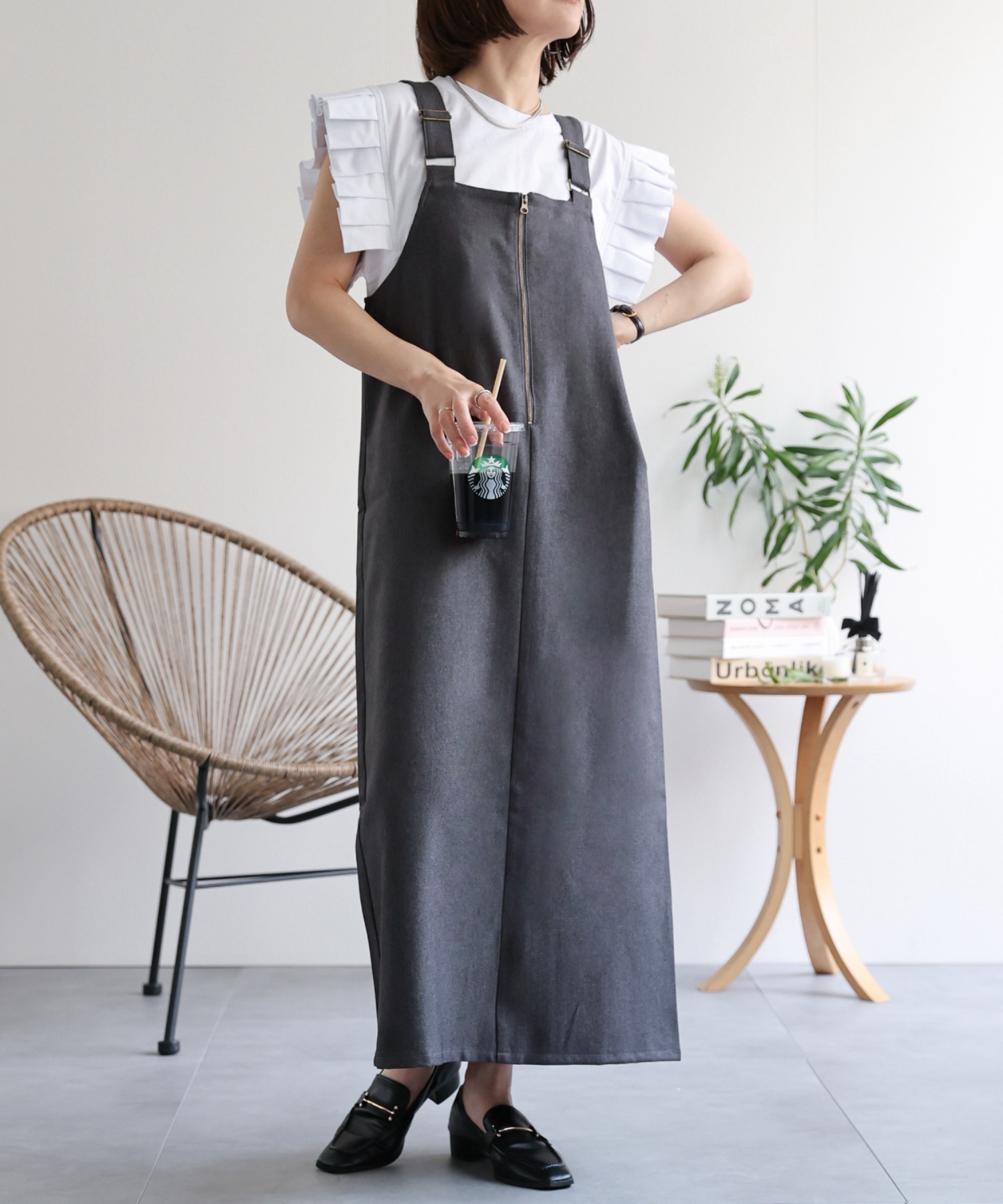 model:162㎝　着用サイズ:FREE