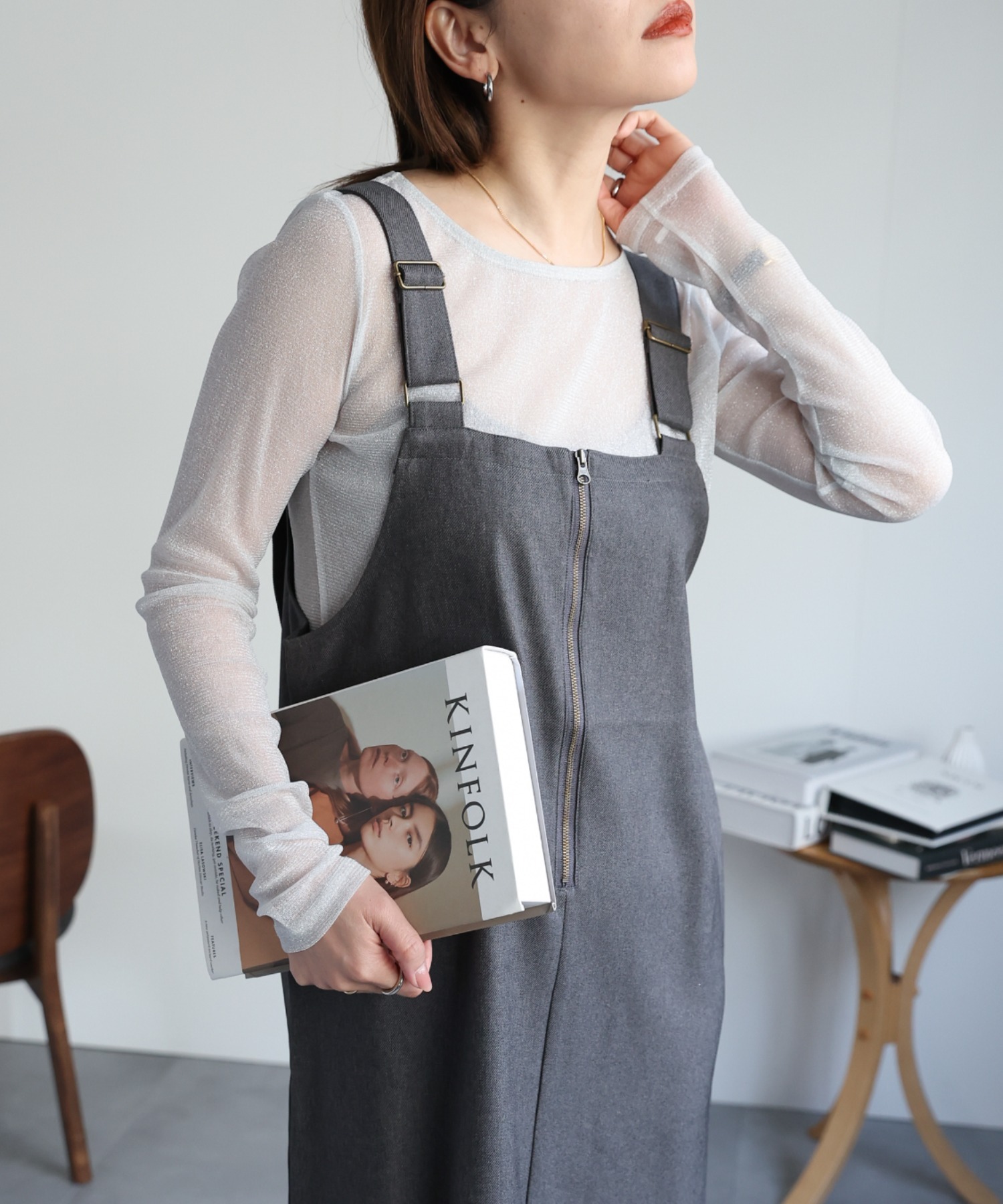 model:162㎝　着用サイズ:FREE