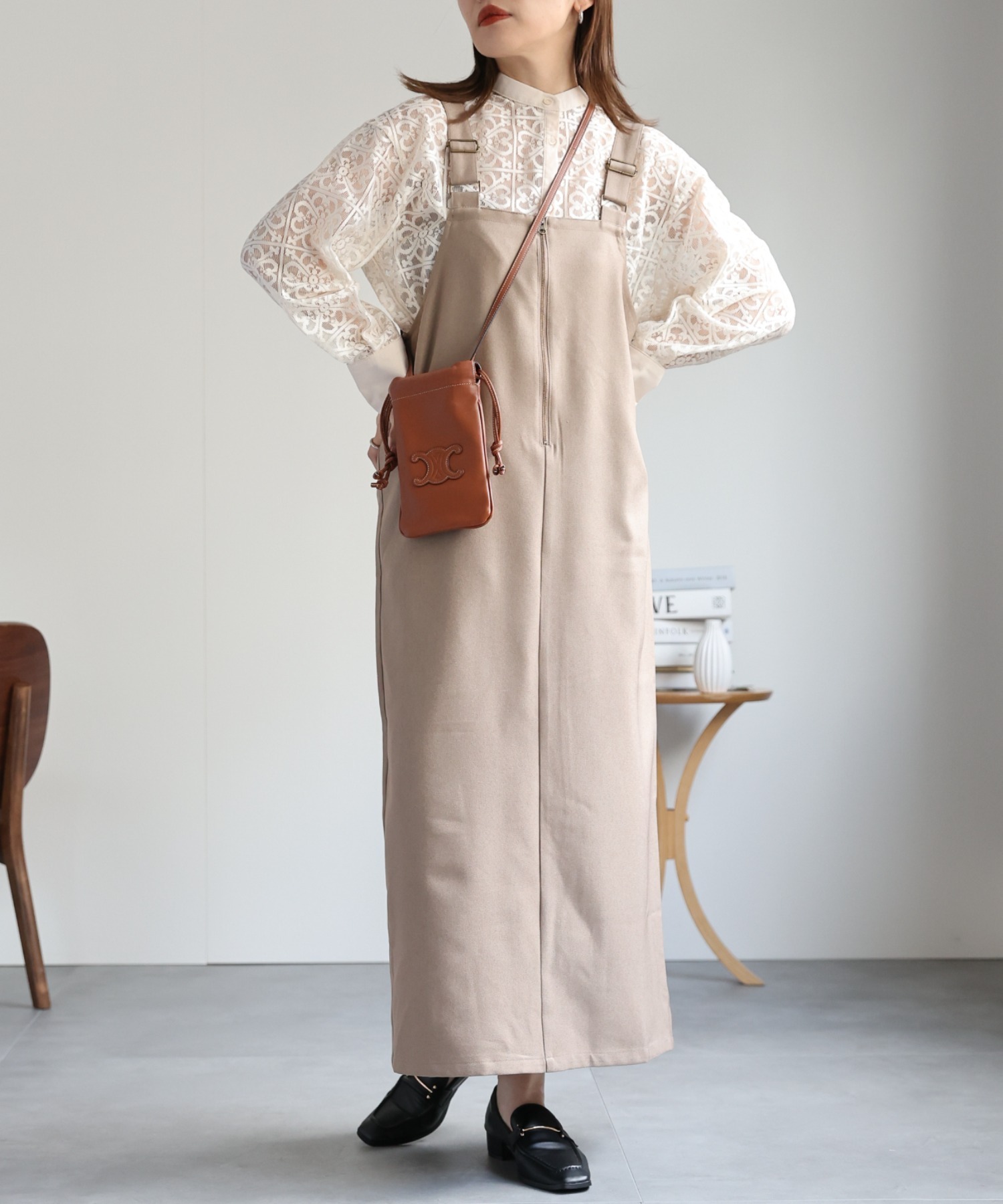 model:162㎝　着用サイズ:FREE