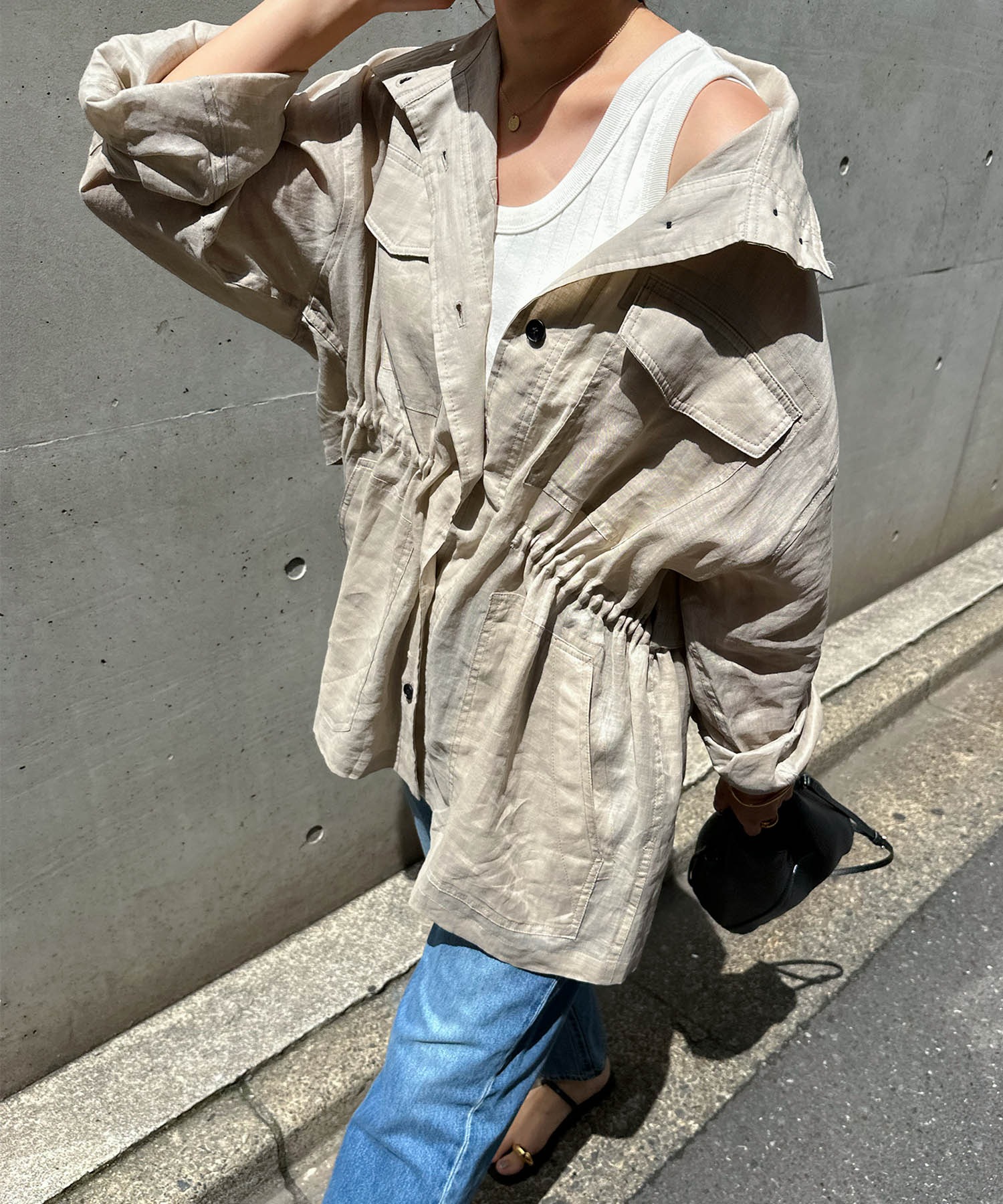 ラミーシャツブルゾン