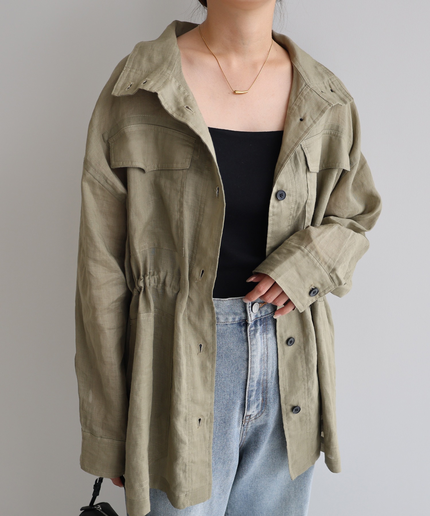 ラミーシャツブルゾン