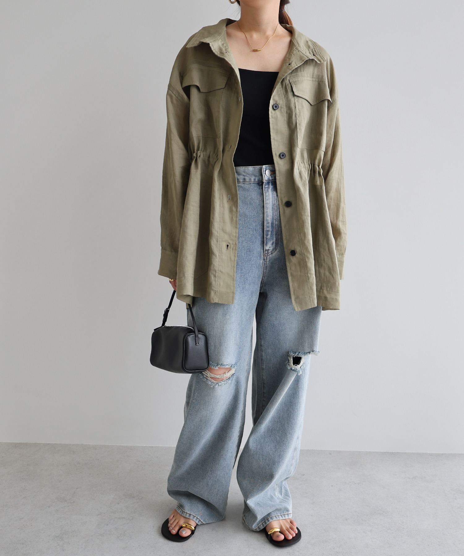 ラミーシャツブルゾン