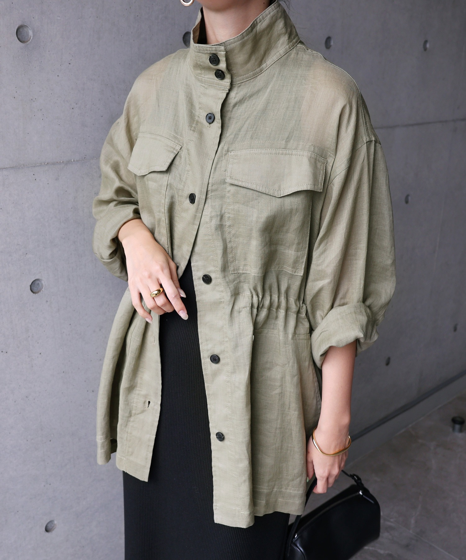 ラミーシャツブルゾン