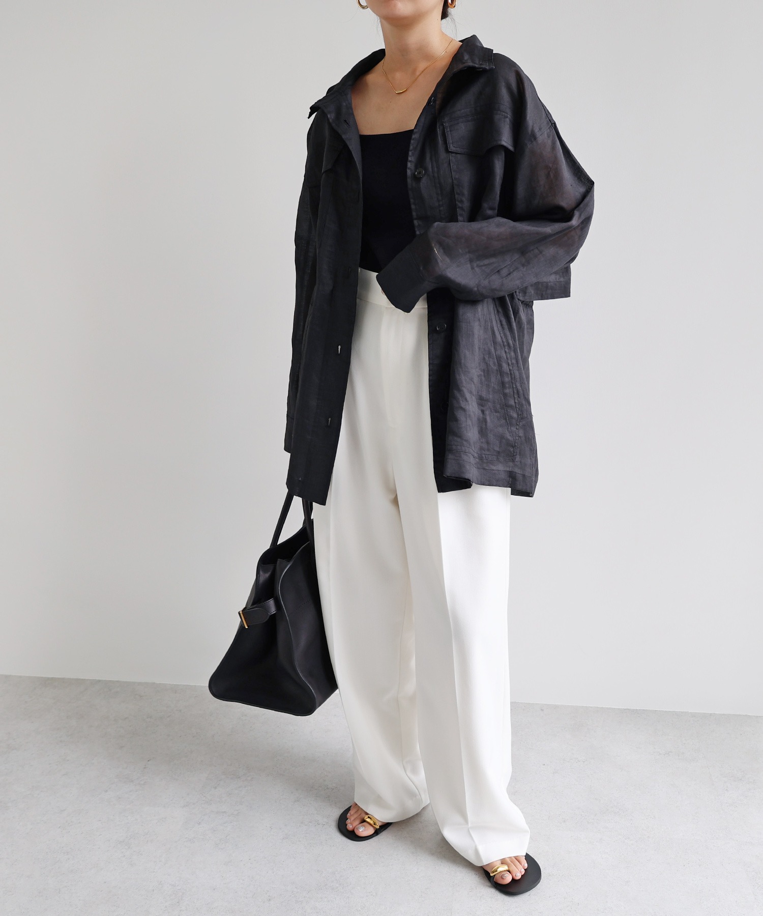 ラミーシャツブルゾン